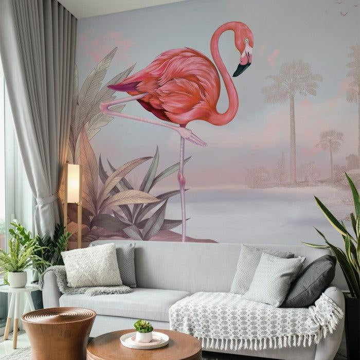 Tapeta CRIMSON FLAMINGO PINK Wallcolors    Eye on Design
