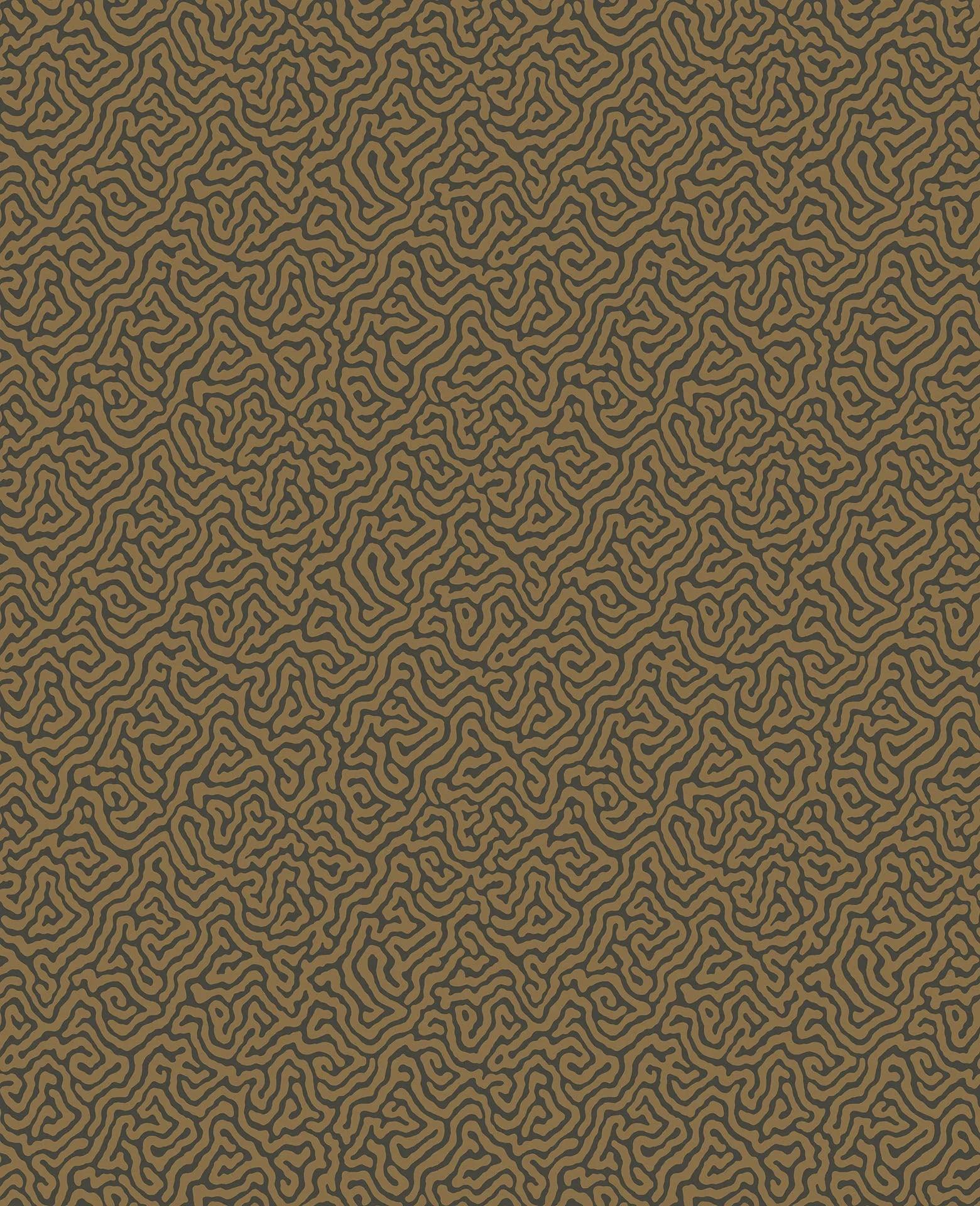 Tapeta CURIO - Vermicelli metaliczny brąz Cole & Son    Eye on Design