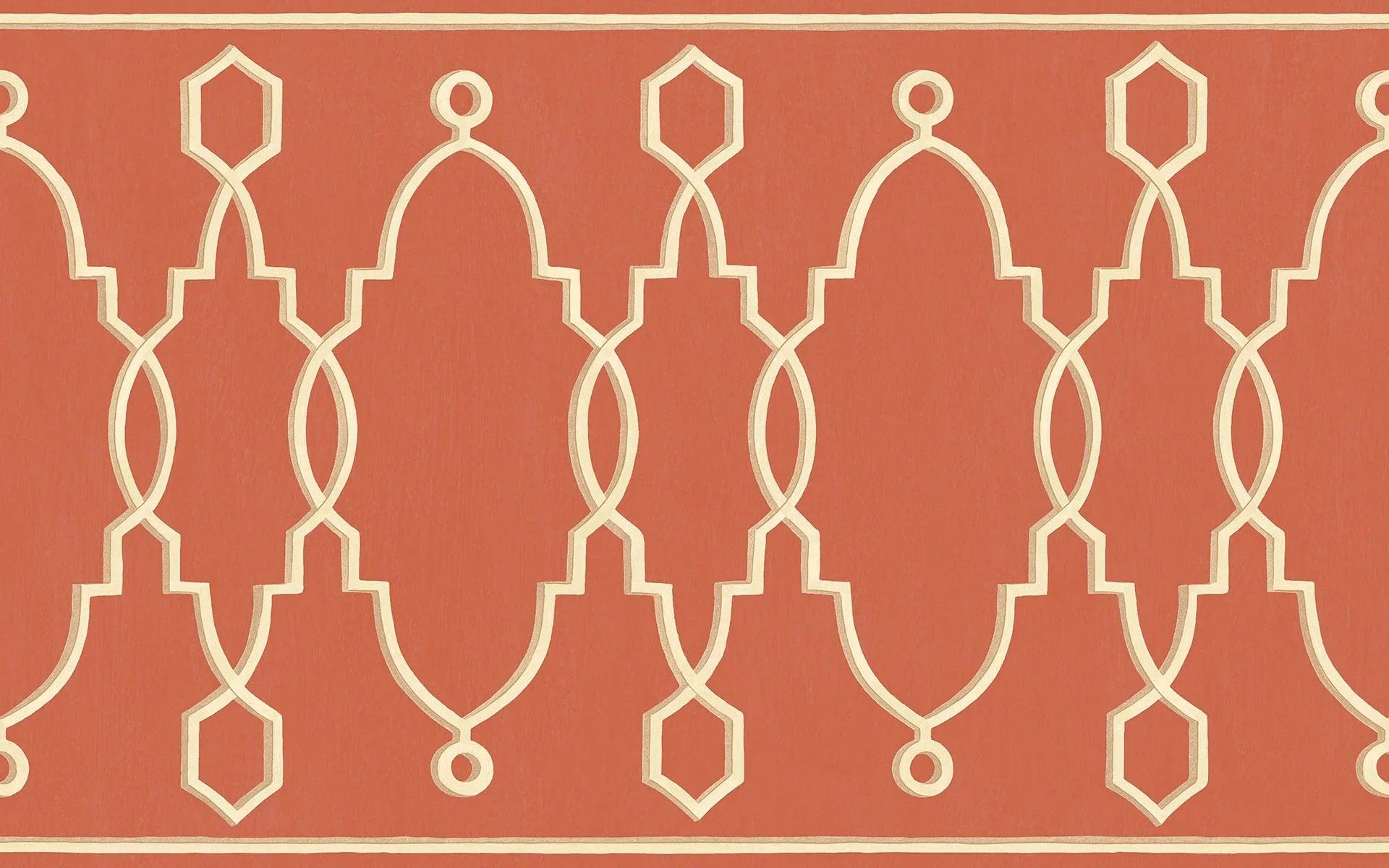 Tapeta FOLIE - Parterre Border czerwony Cole & Son    Eye on Design