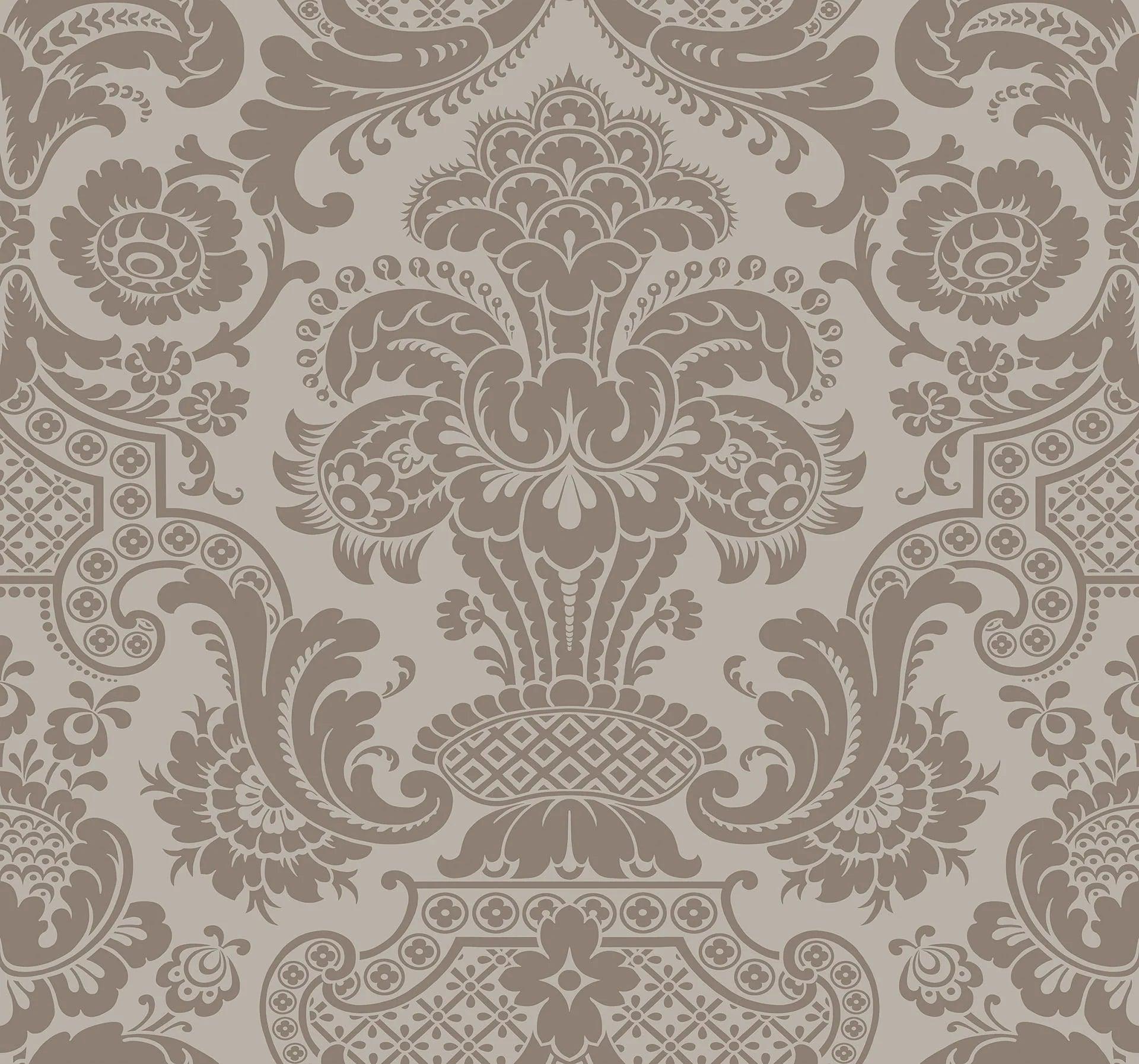 Tapeta MARIINSKY DAMASK - Carmen ciemnoszary Cole & Son    Eye on Design