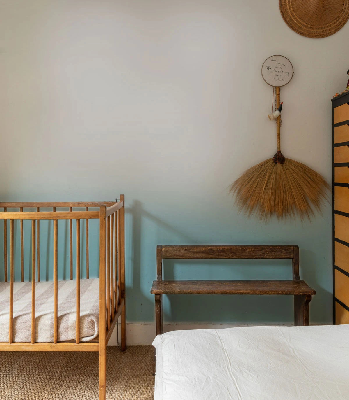 Tapeta gradient OMBRE MARE hlboká modrá so šedou