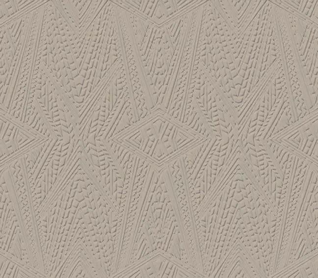 Tapeta trójwymiarowa DWARF RHINO - SAND BEIGE Arte    Eye on Design