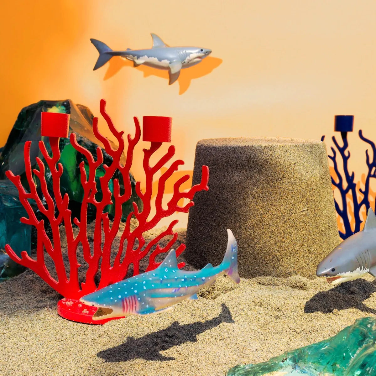 Sviečnik TENOCHTITLAN ružový