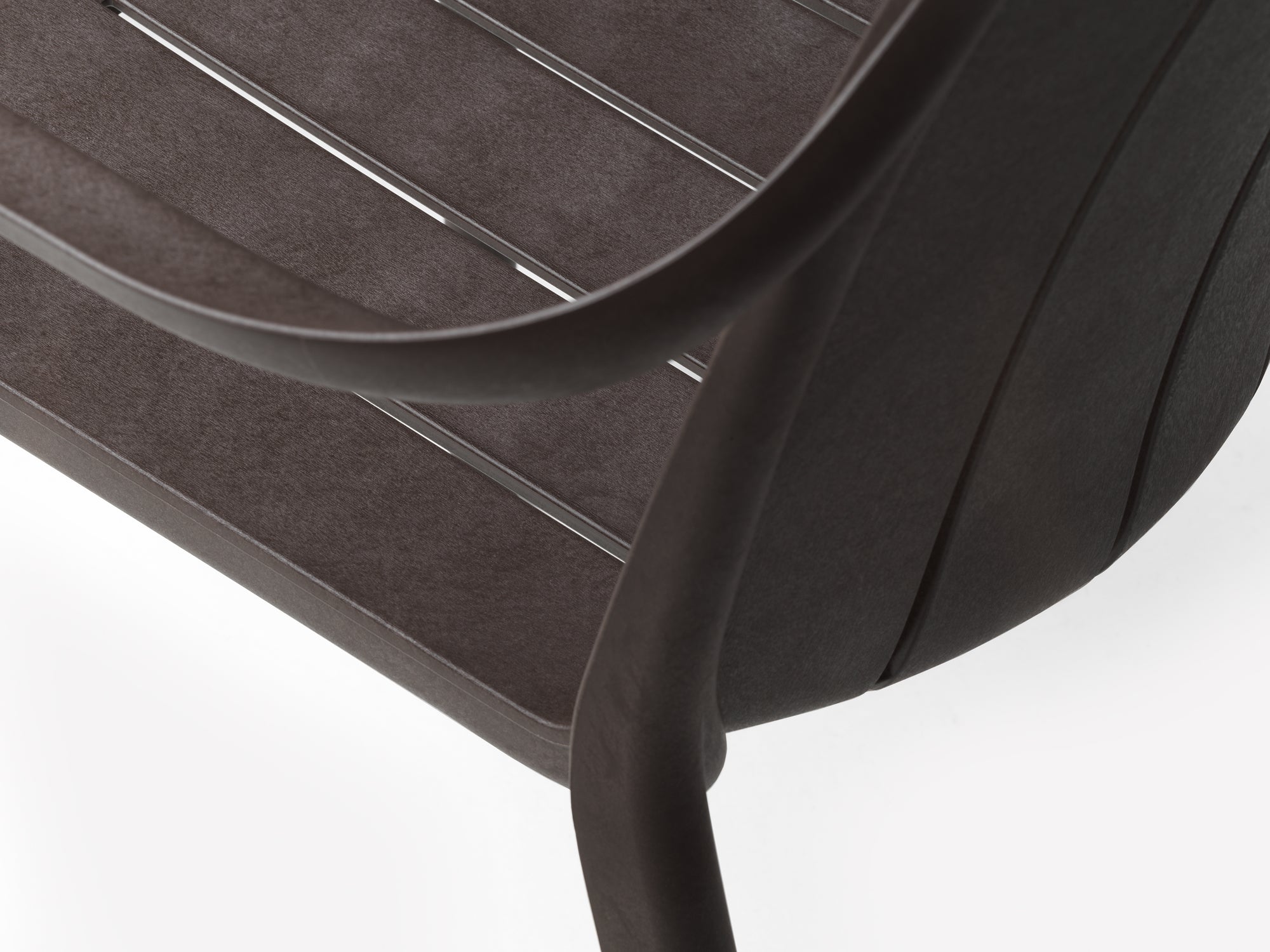 Záhradná stolička TIBERINA REGENERATION zemito hnedá