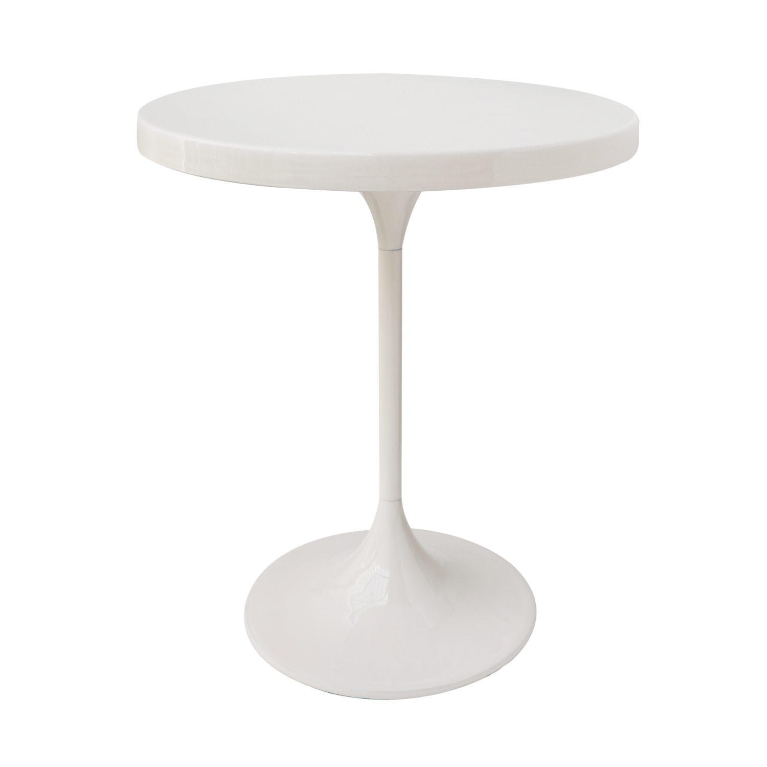 High Gloss White Side Table