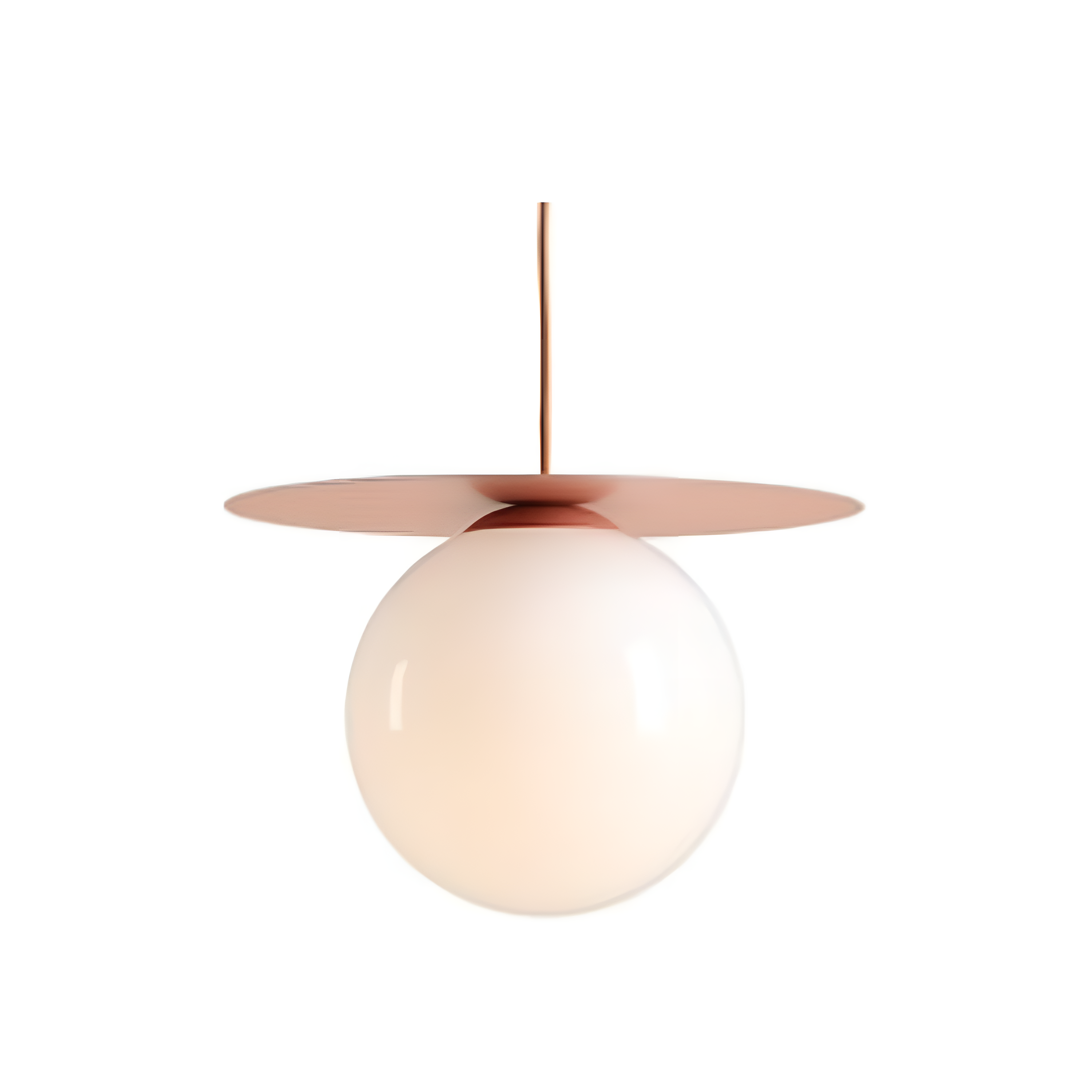 Závesná lampa LOOP koralová