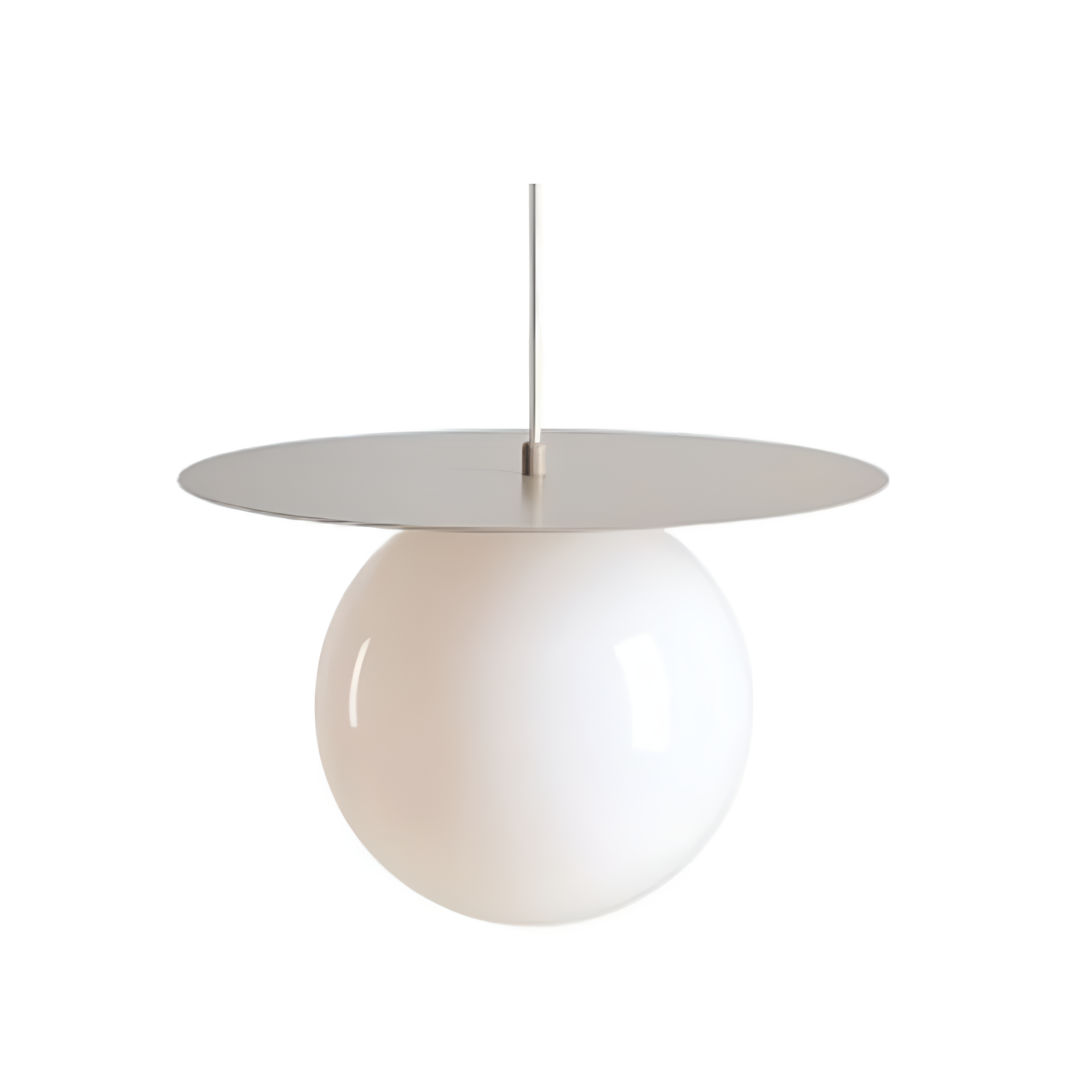Loop beige hanging lamp