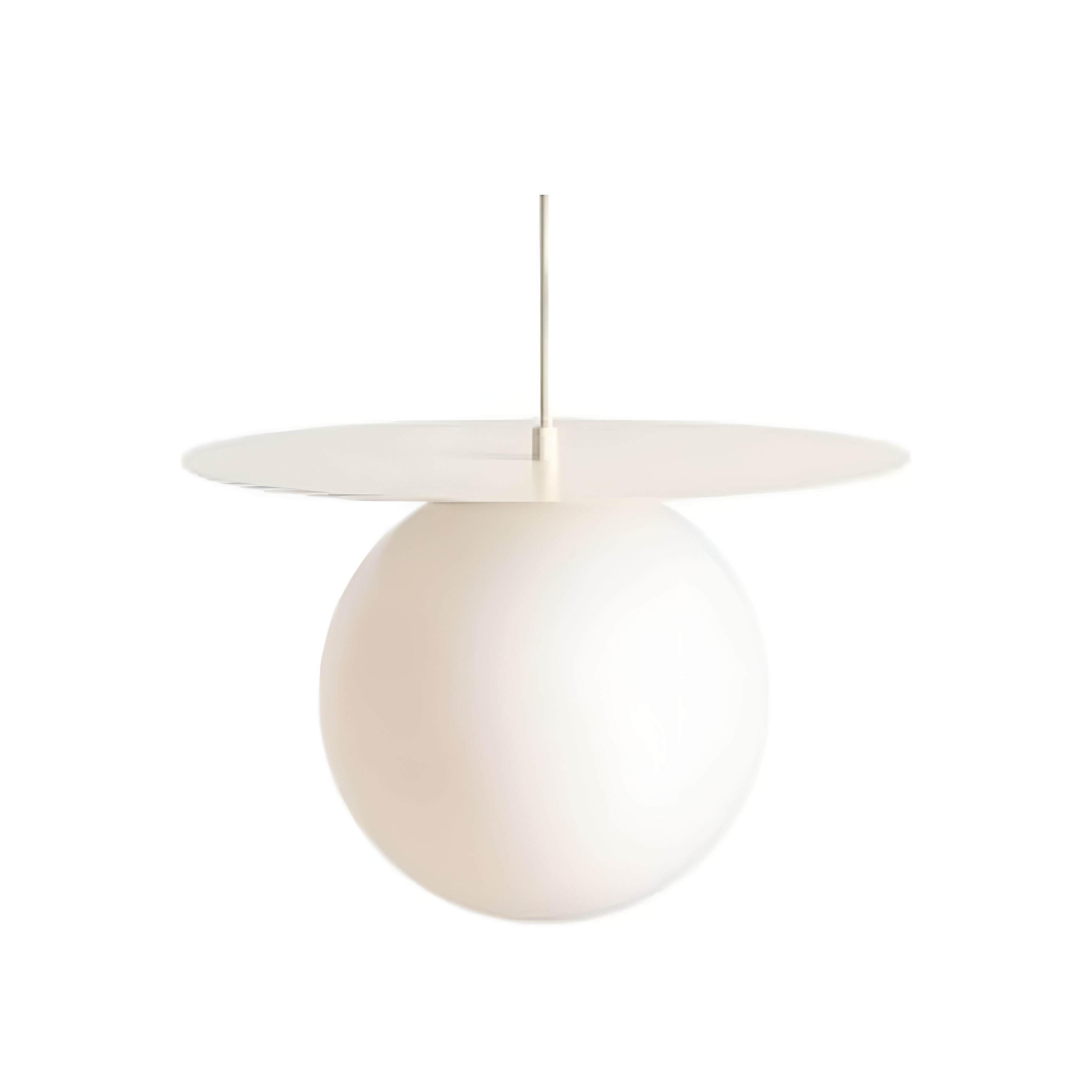 Závesná lampa LOOP krémová