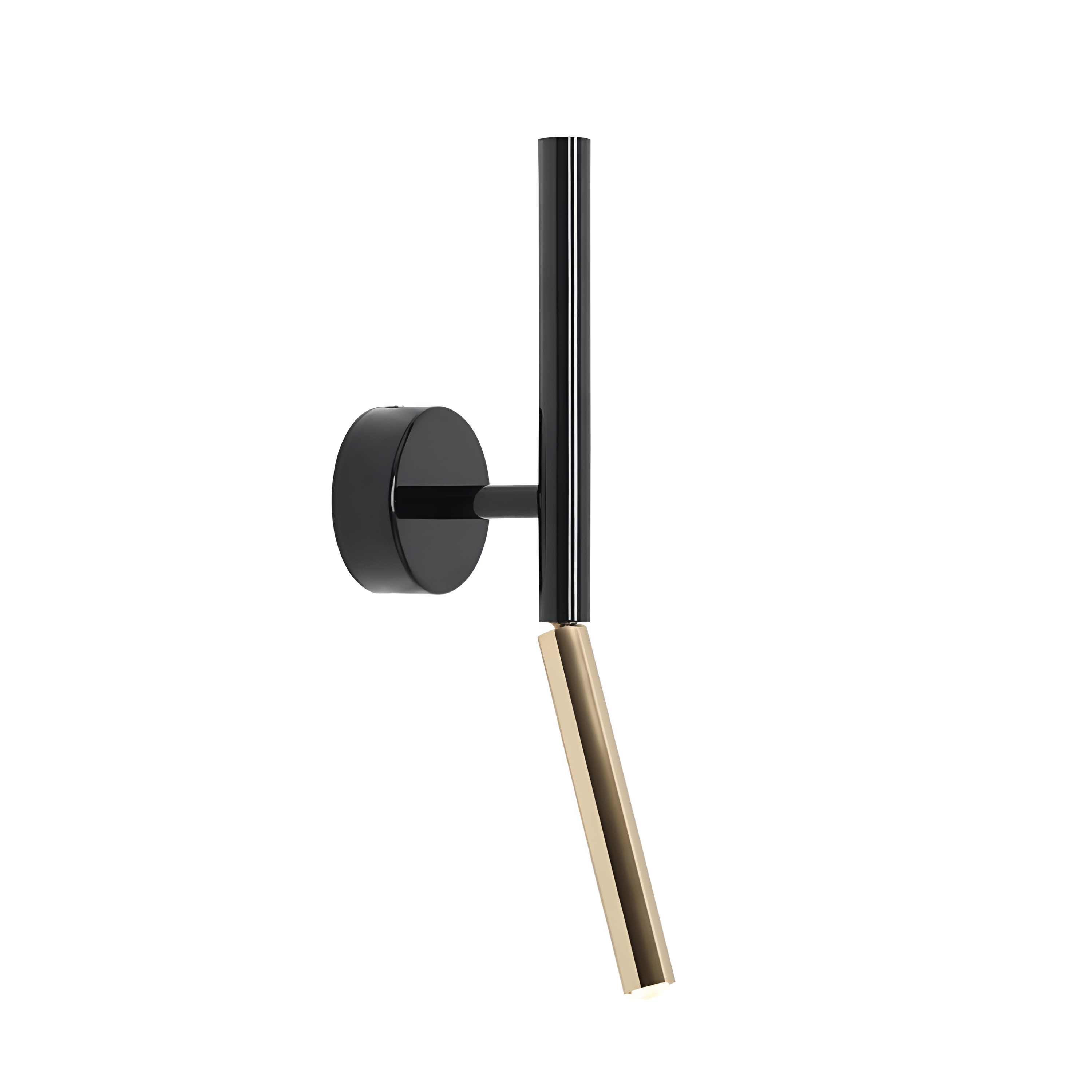 Wall lamp Black with gold