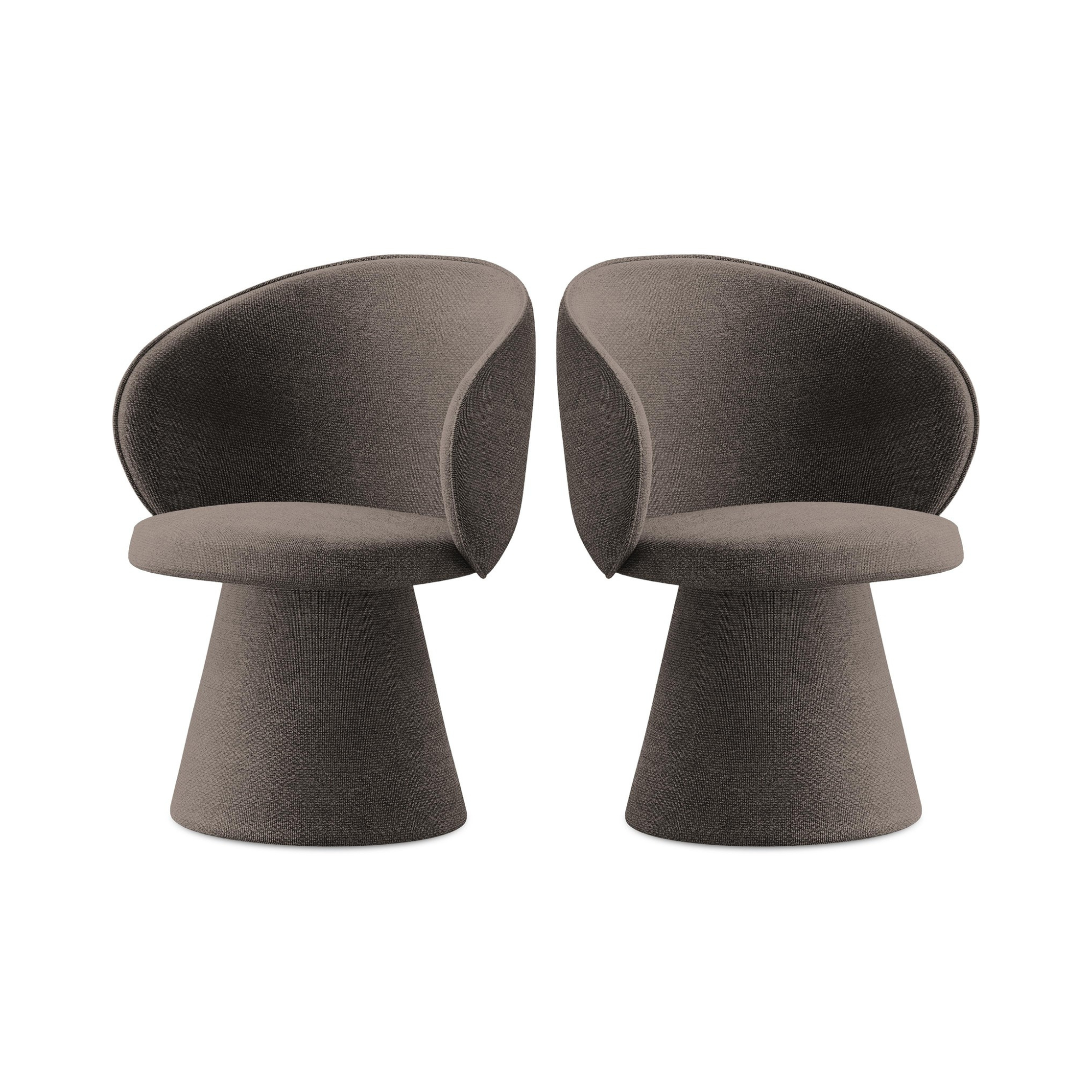 Stolička UALA čokoládový boucle