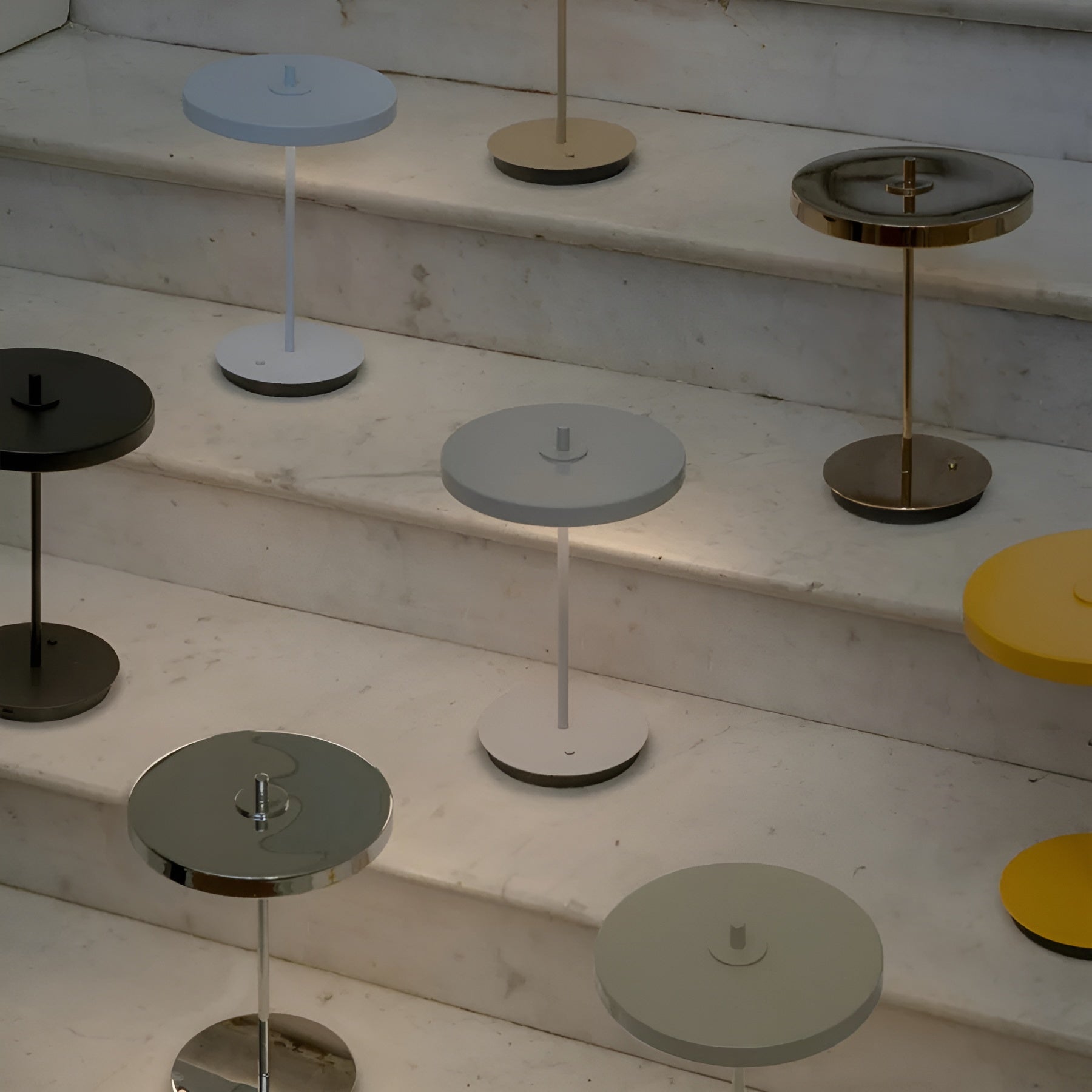 Portable lamp ASTERIA MOVE MONOCHROME light blue