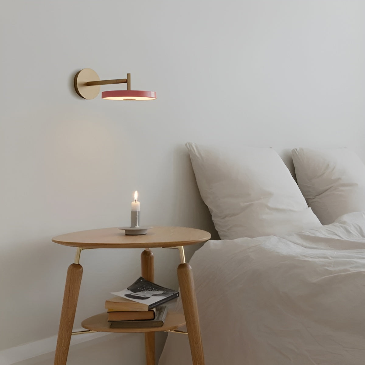 Wall lamp asteria pink wall