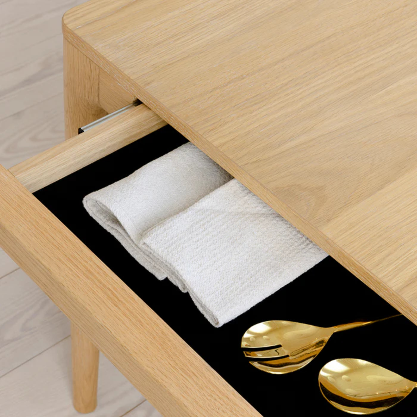 HEART'N'SOUL extendable table oak wood