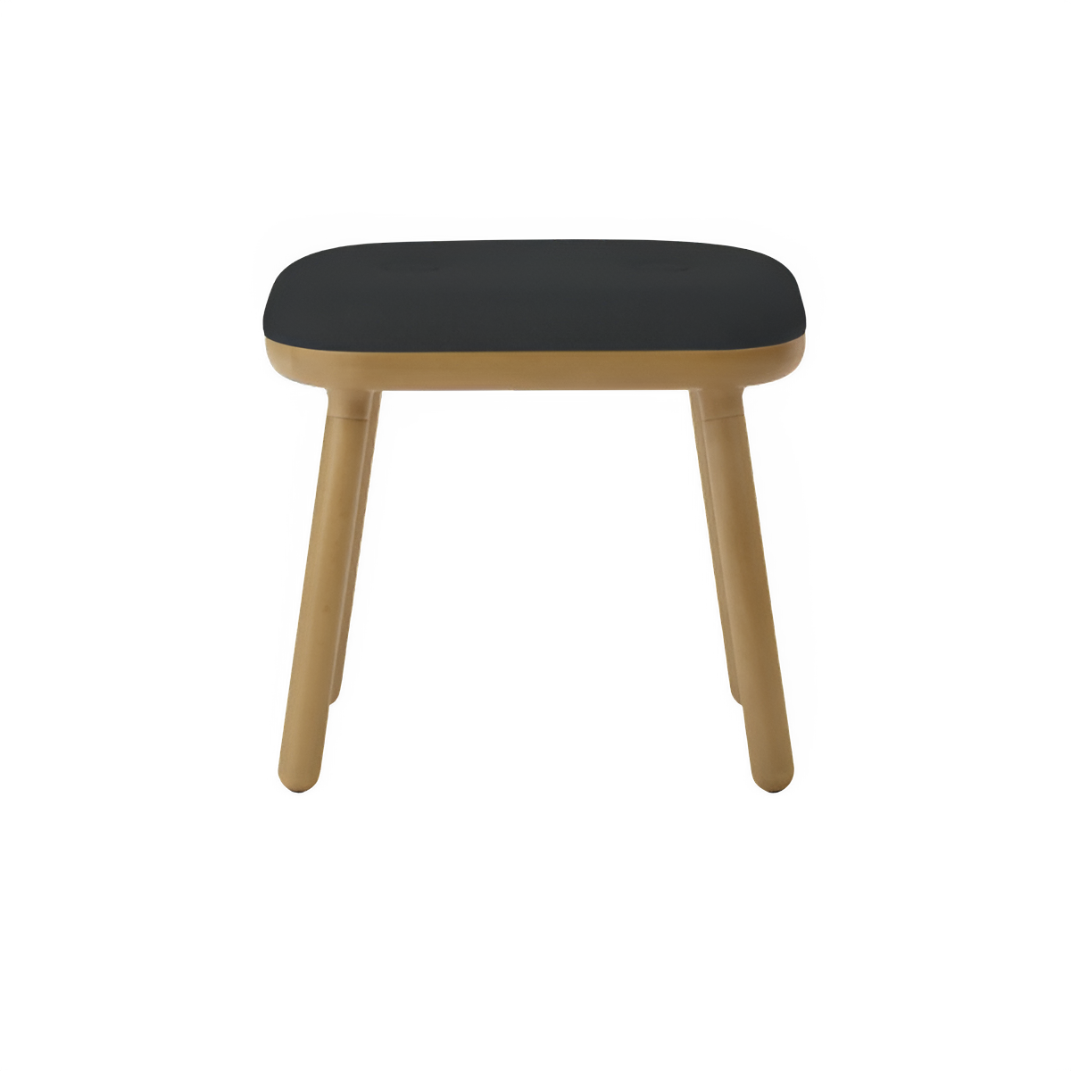 PAFF anthracite stool with oak base