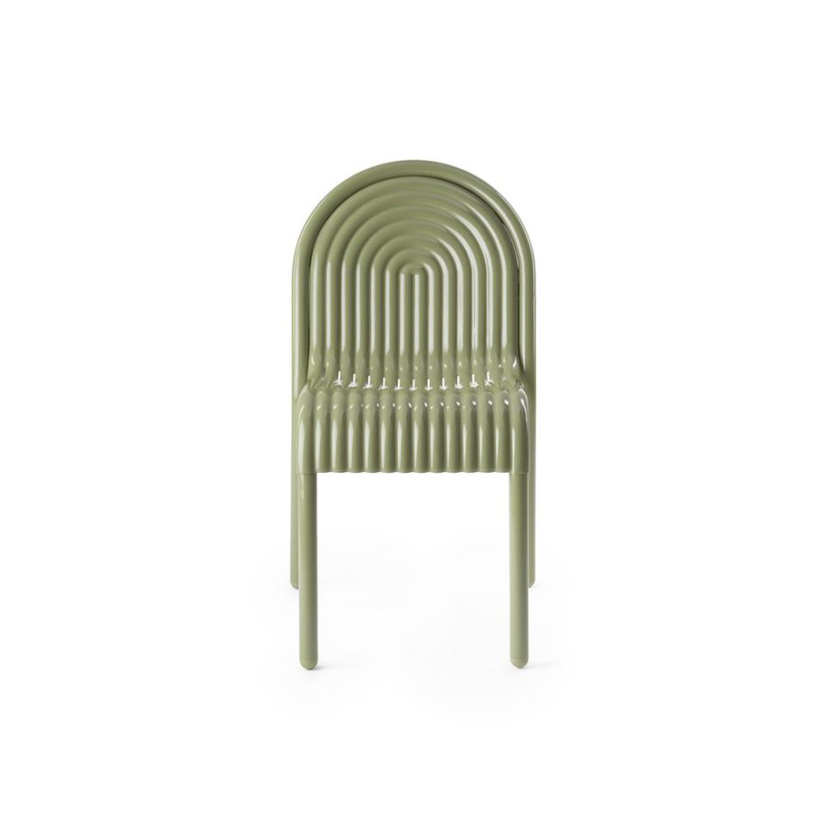 Záhradná stolička GROOVE zelená