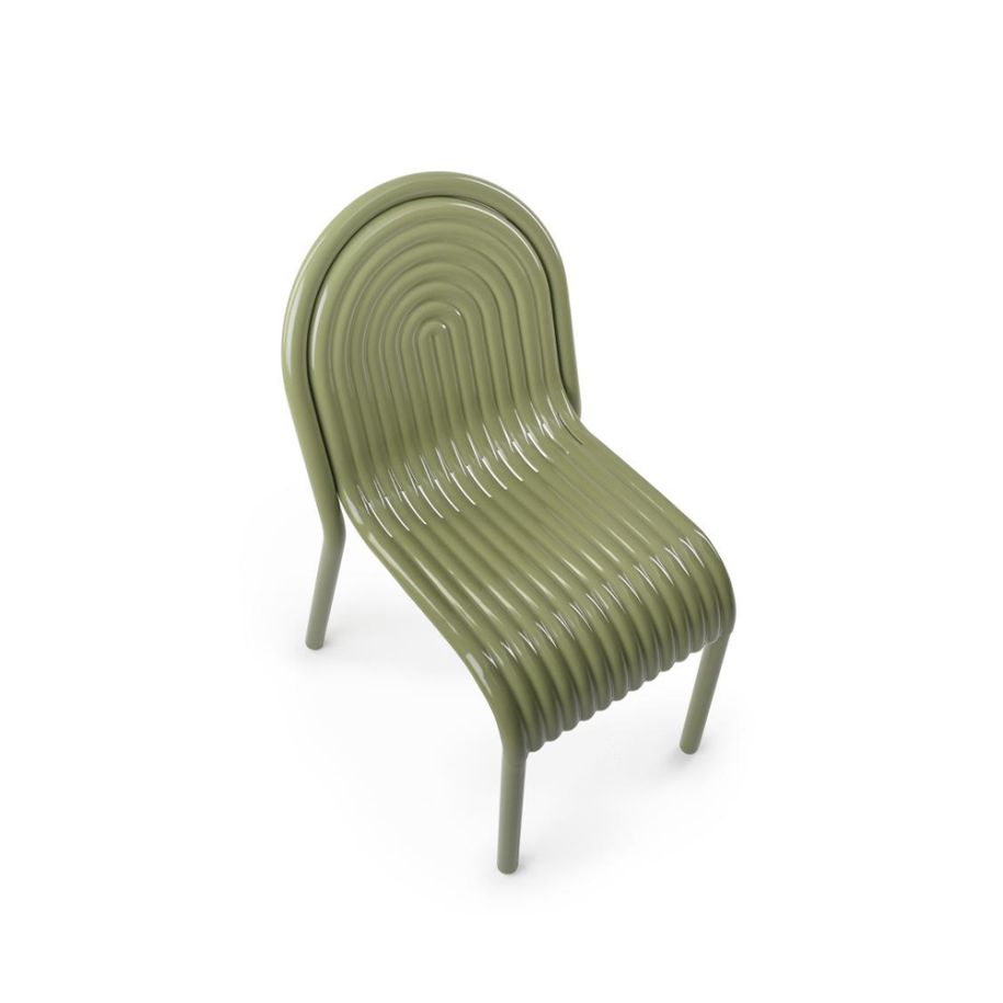 Záhradná stolička GROOVE zelená