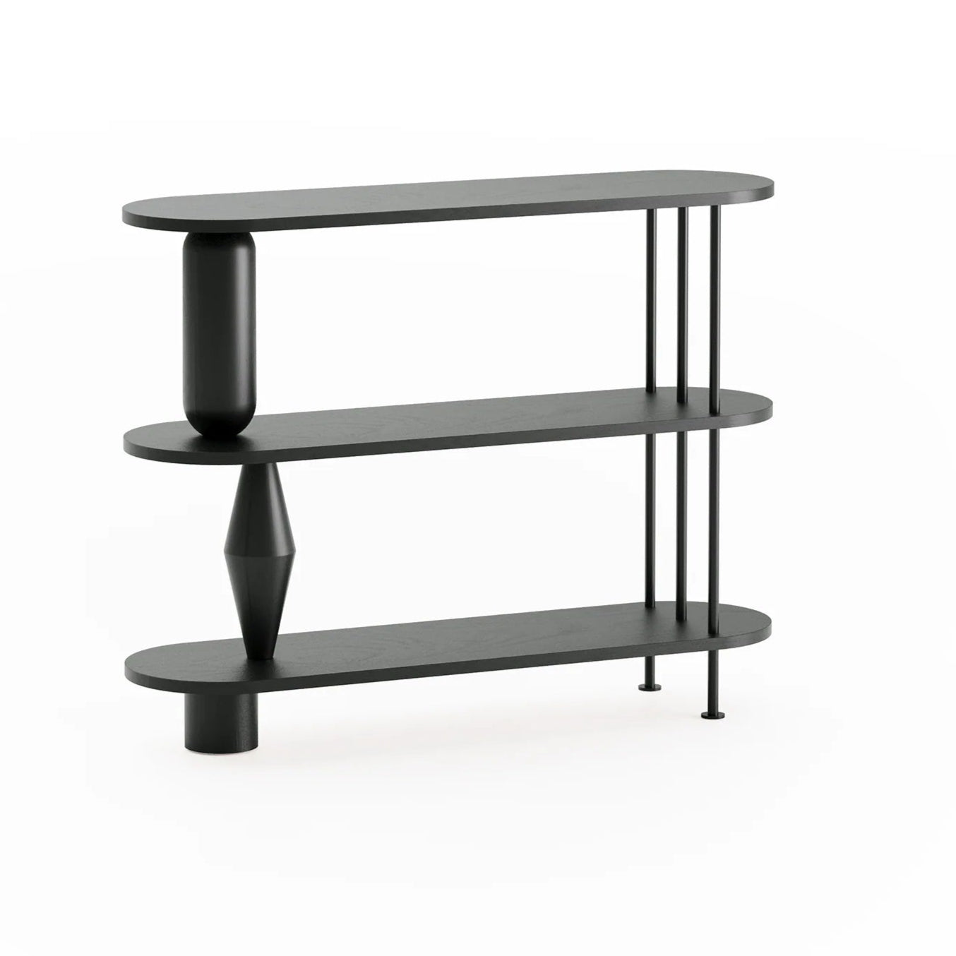 VAZOO Shelf Black Oak Wood