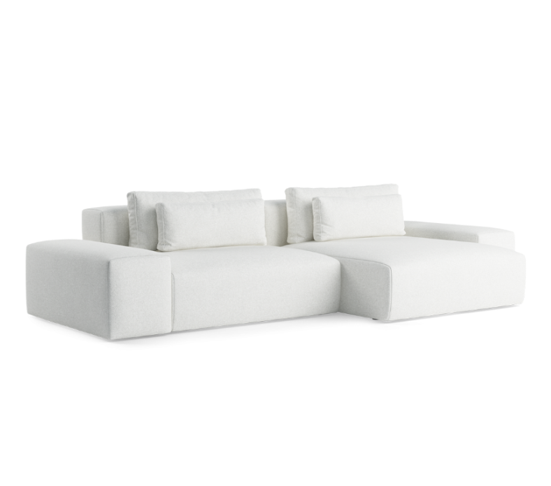 Modulový rohový 3-miestny pravostranný FLAVIO čalúnený