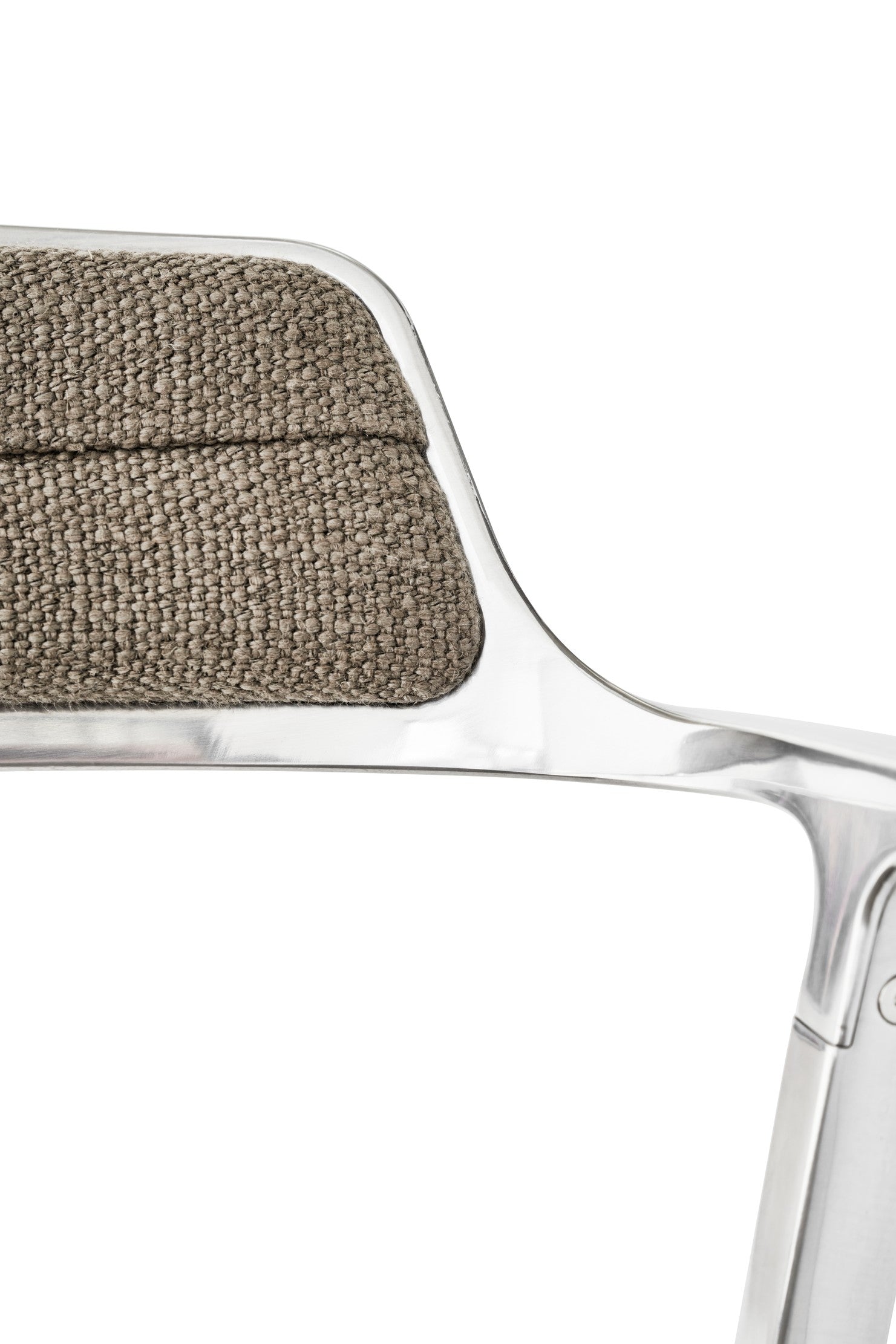 Office chair 452 sand fabric with metal base