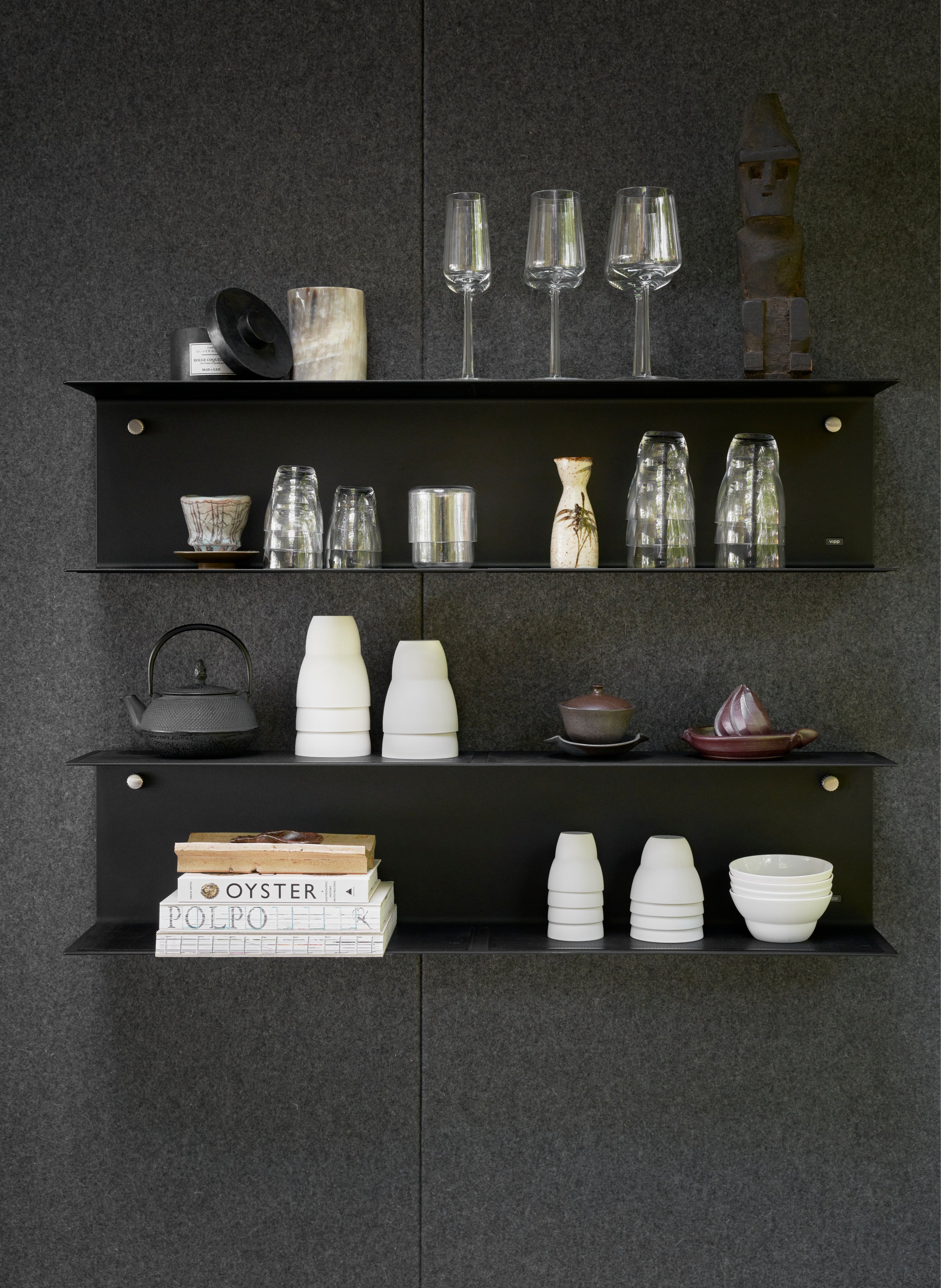 Sada misiek VIPP biela porcelán