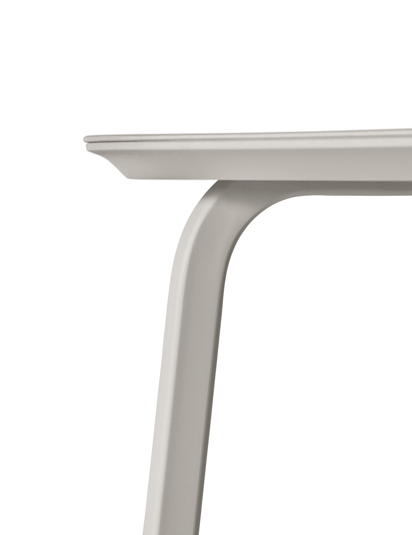 LAGRASSE light gray square outdoor table