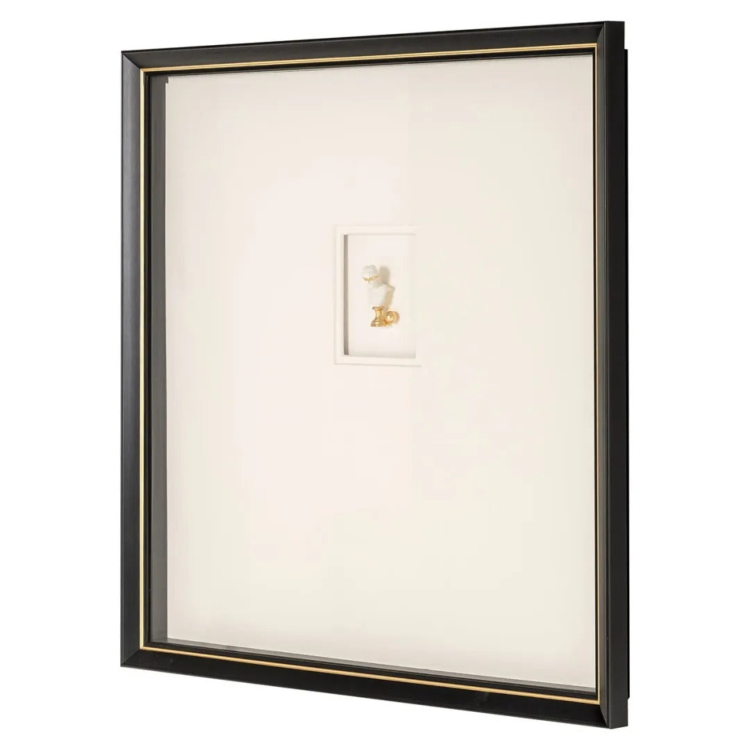 DANNI Beige Picture with Black Frame