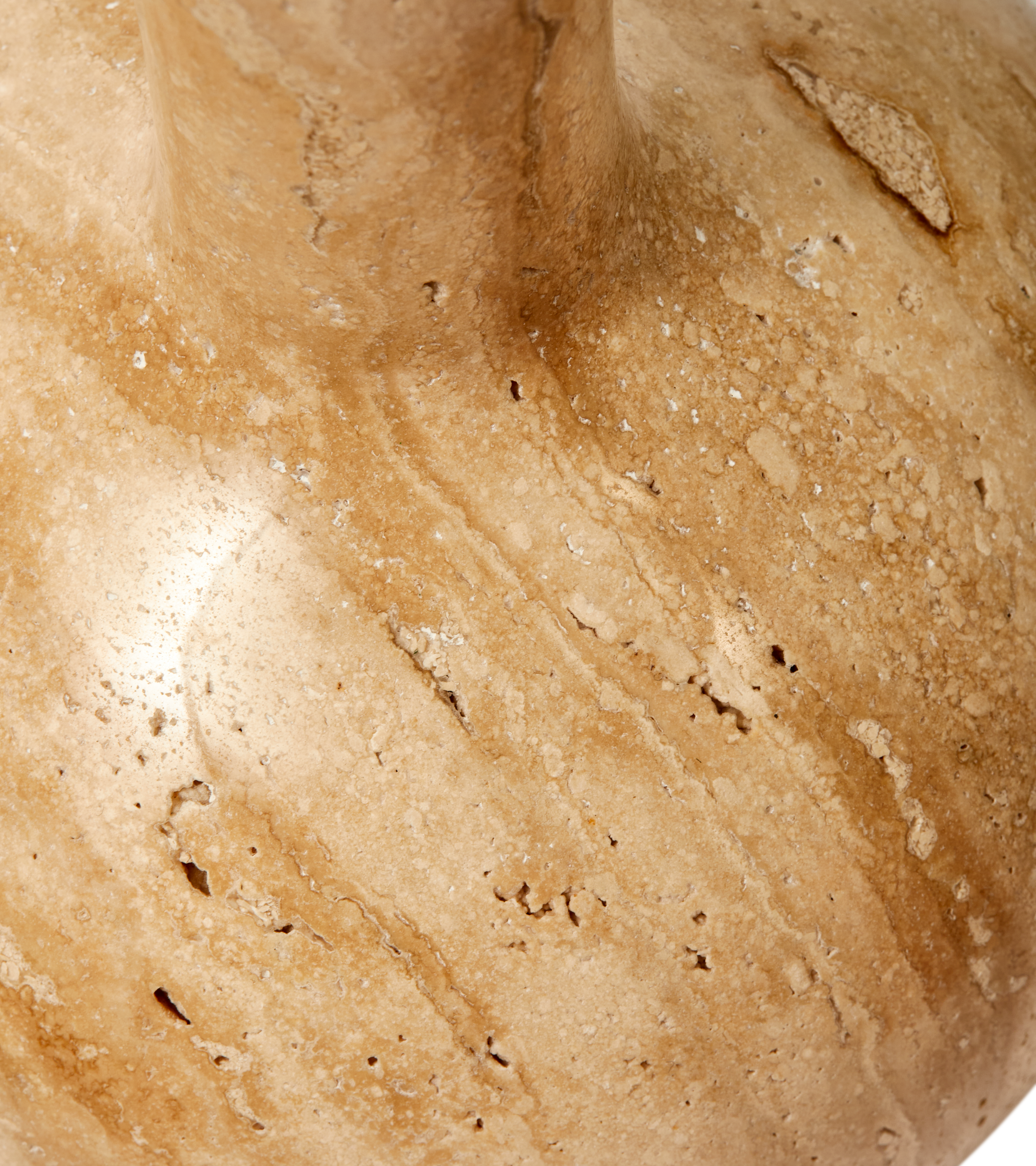 Svietnik HERITAGE BELL béžový travertín