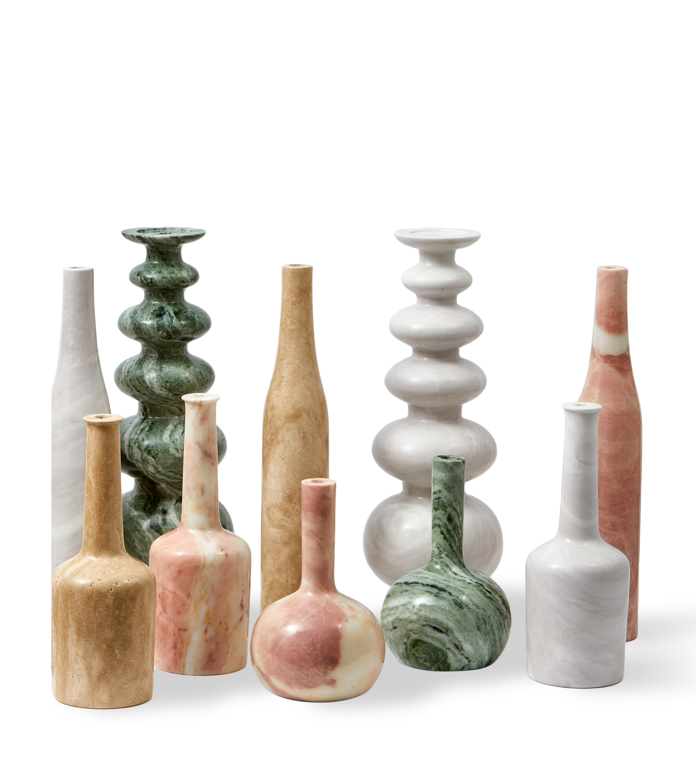 HERITAGE WHISKEY Candle Holder White Marble