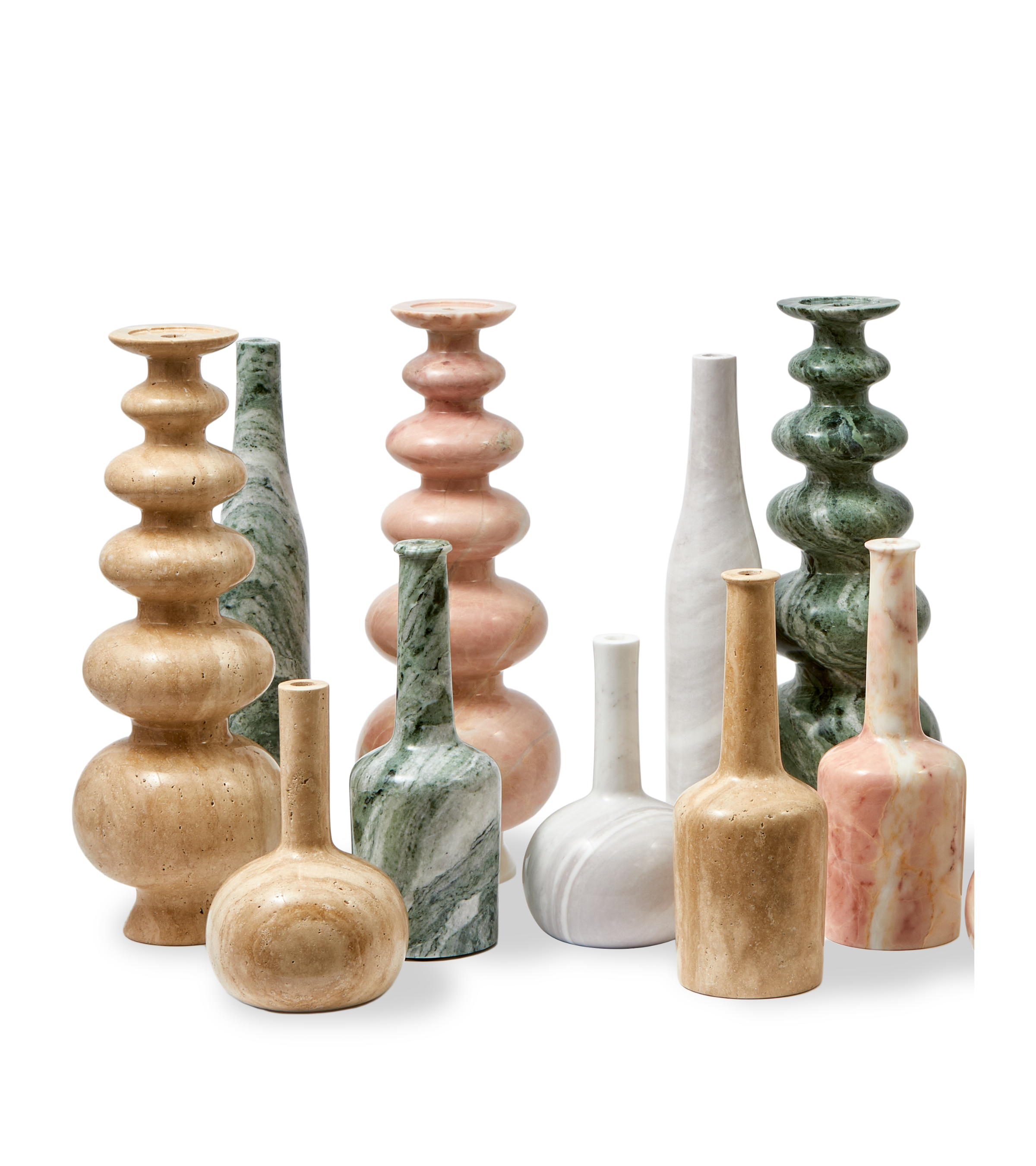 HERITAGE WHISKEY Candle Holder Dark Green Marble