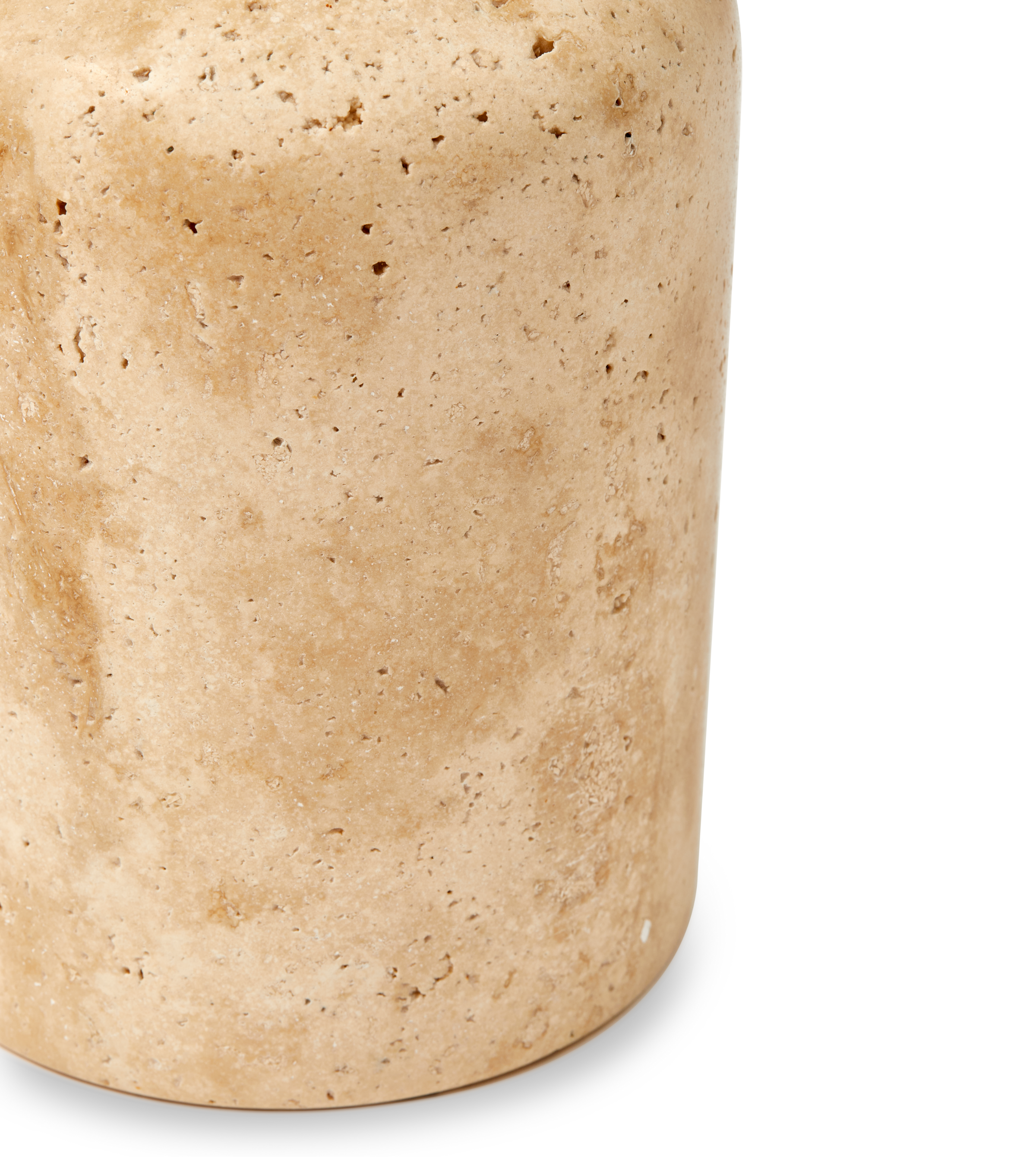 Svietnik HERITAGE WHISKEY béžový travertín