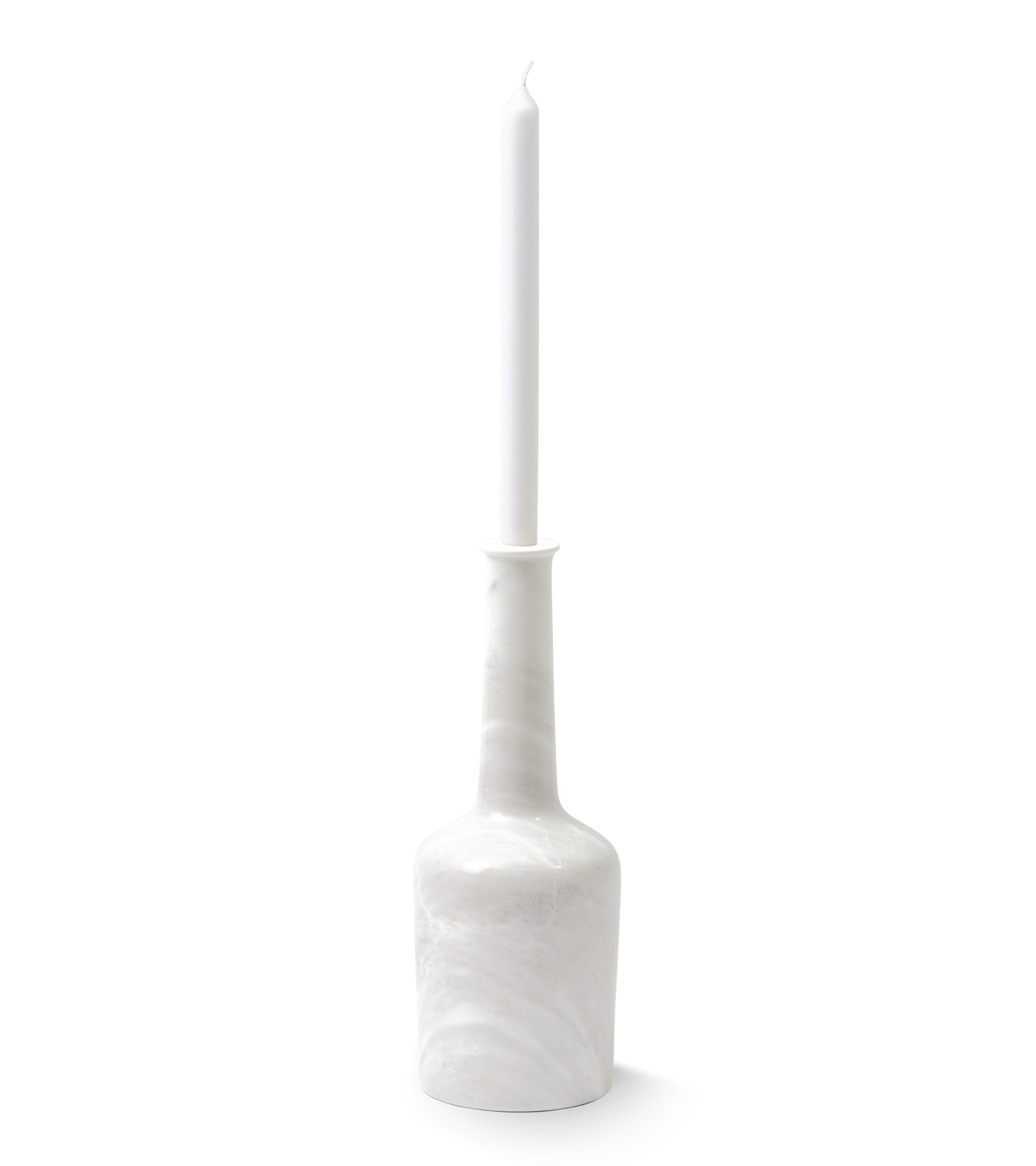 HERITAGE WHISKEY Candle Holder White Marble