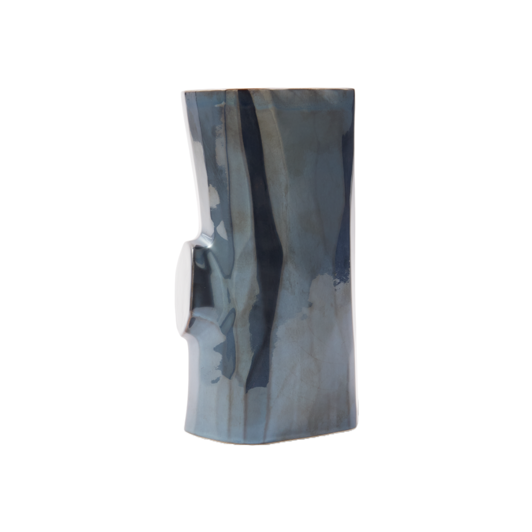 Váza LOG tmavosivá