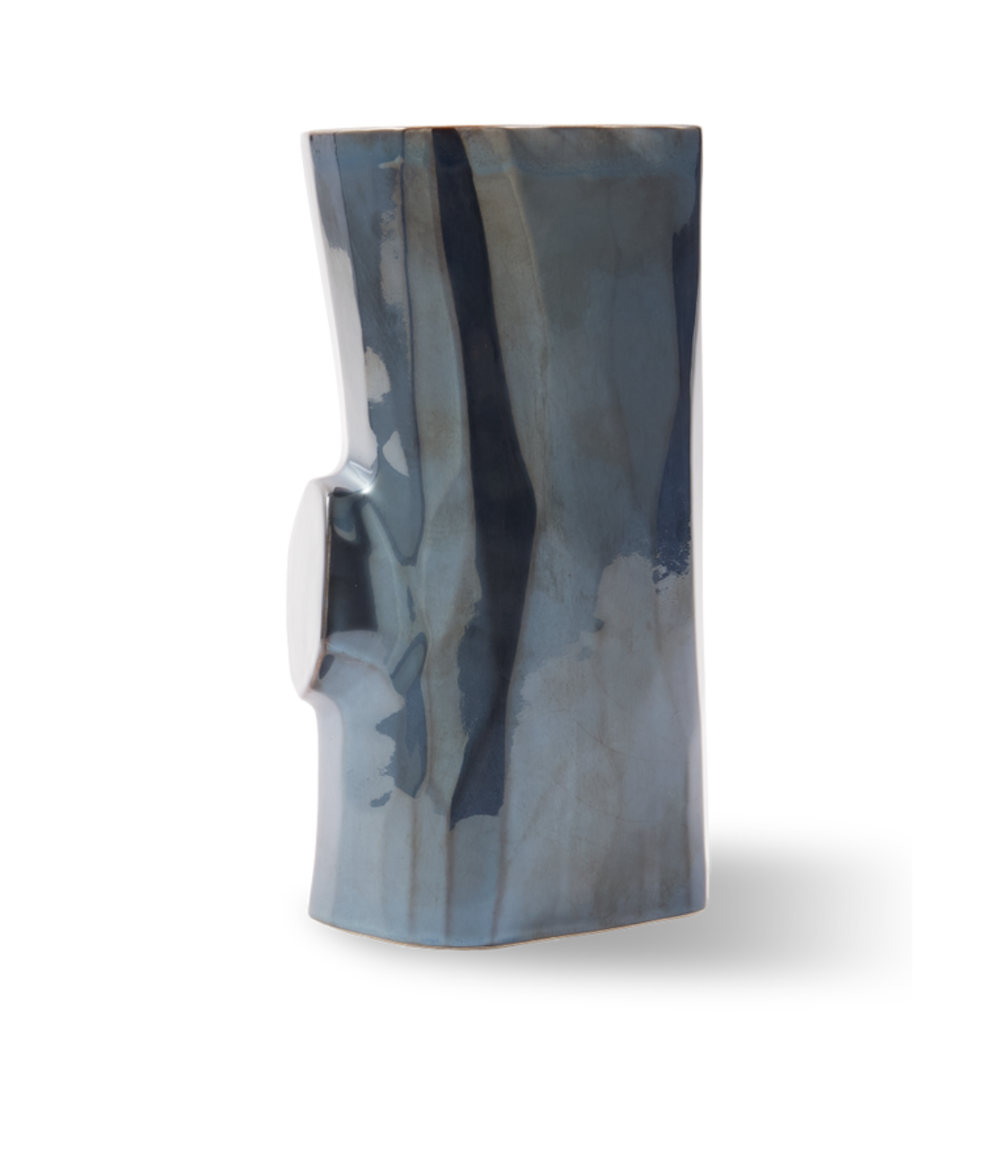 Váza LOG tmavosivá