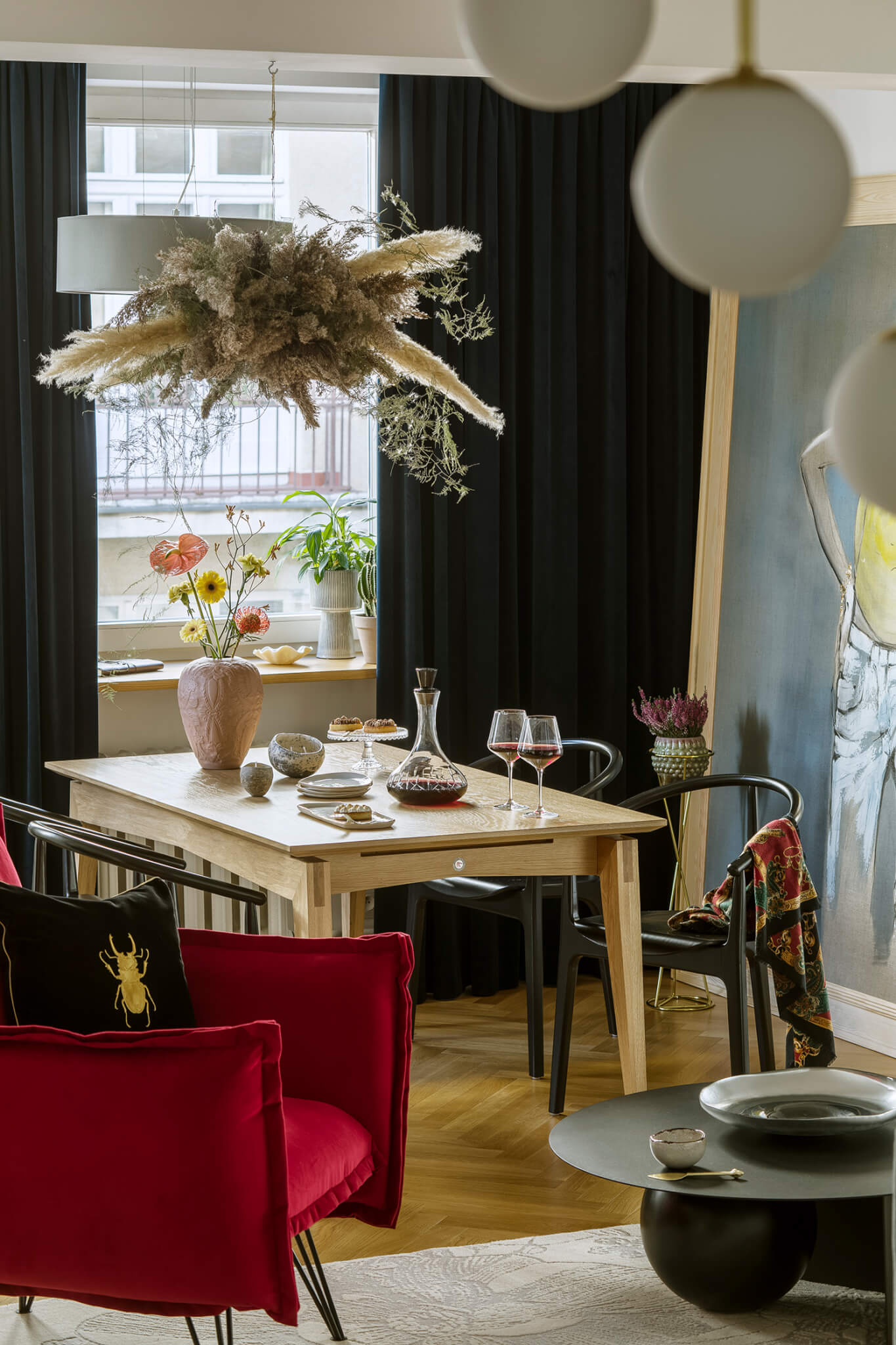 WIDEN extendable table natural oak