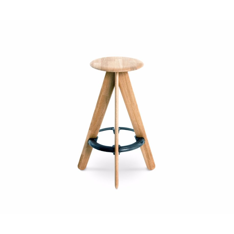 Barová stolička SLAB z dubového dreva