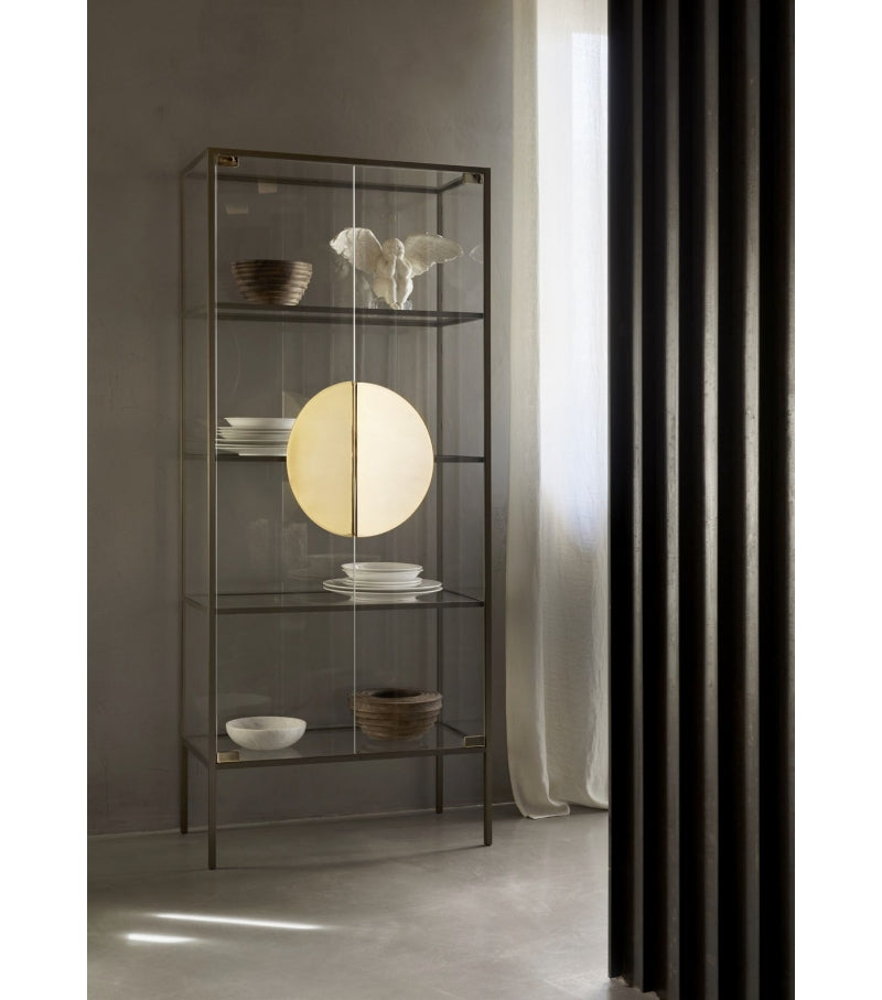 Witryna szklana YANG czarny