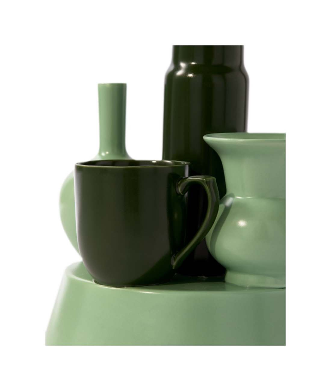 Váza HONG KONG zelená