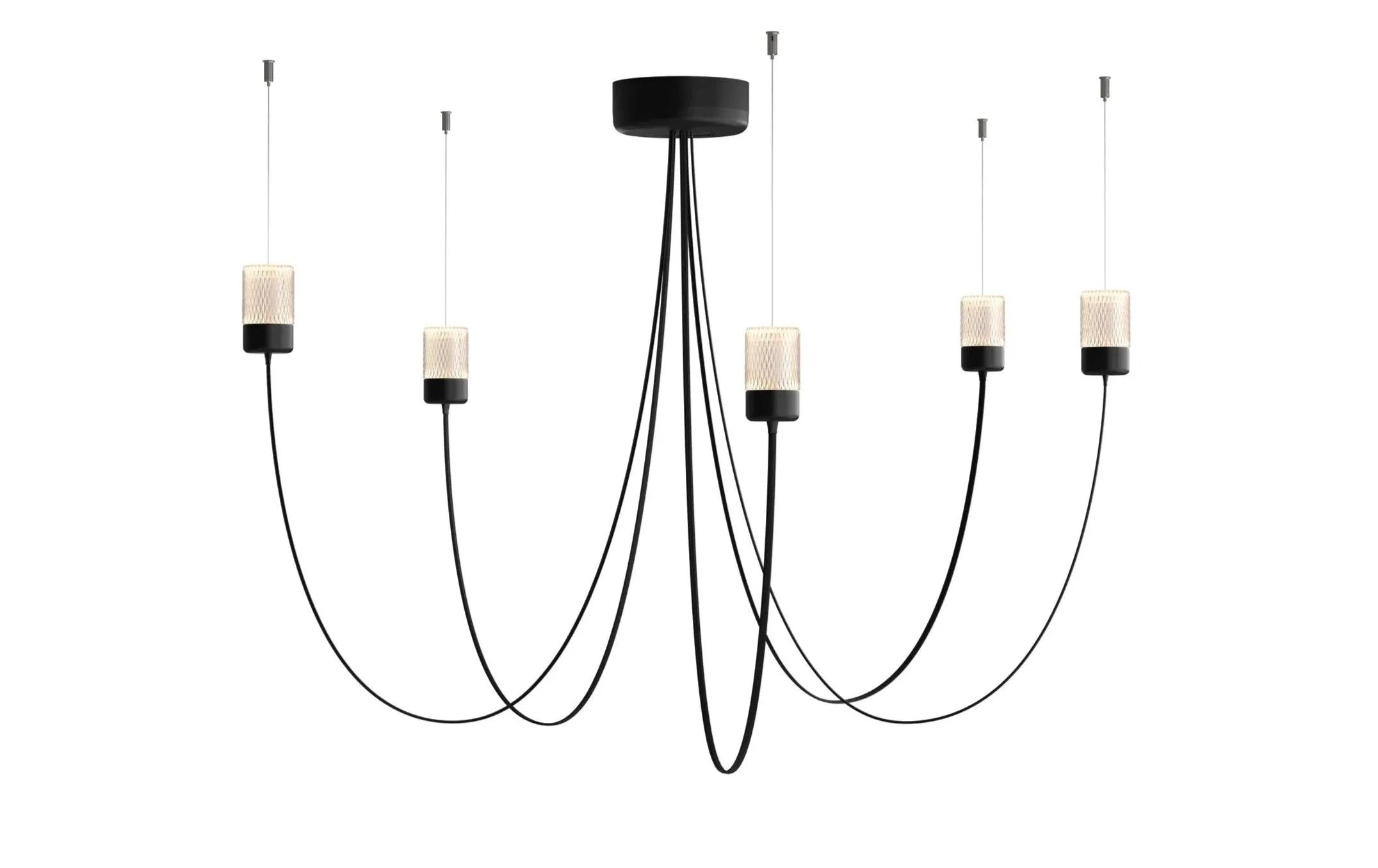 GRAVITY CHANDLIER chandelier black Moooi 5 Eye on Design