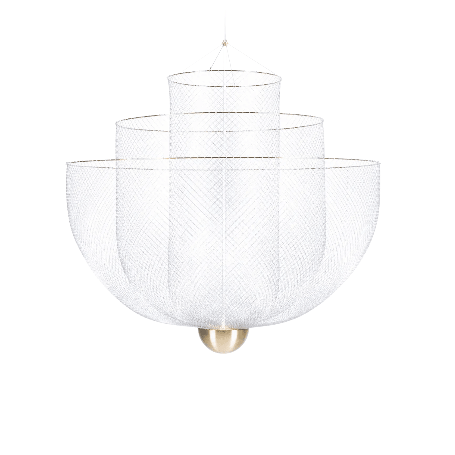 MESHMATICS chandelier brass Moooi 90 cm Eye on Design