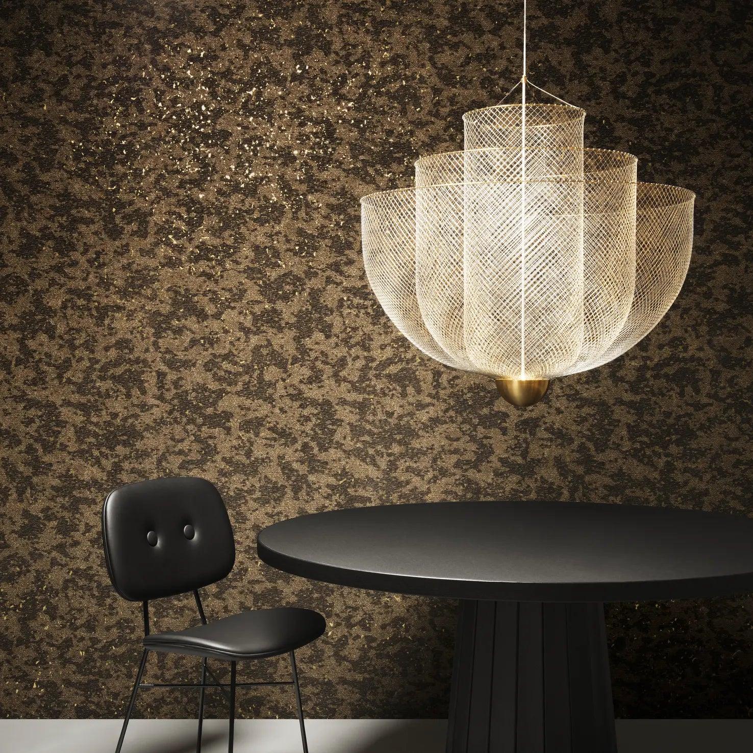 MESHMATICS chandelier brass Moooi Eye on Design