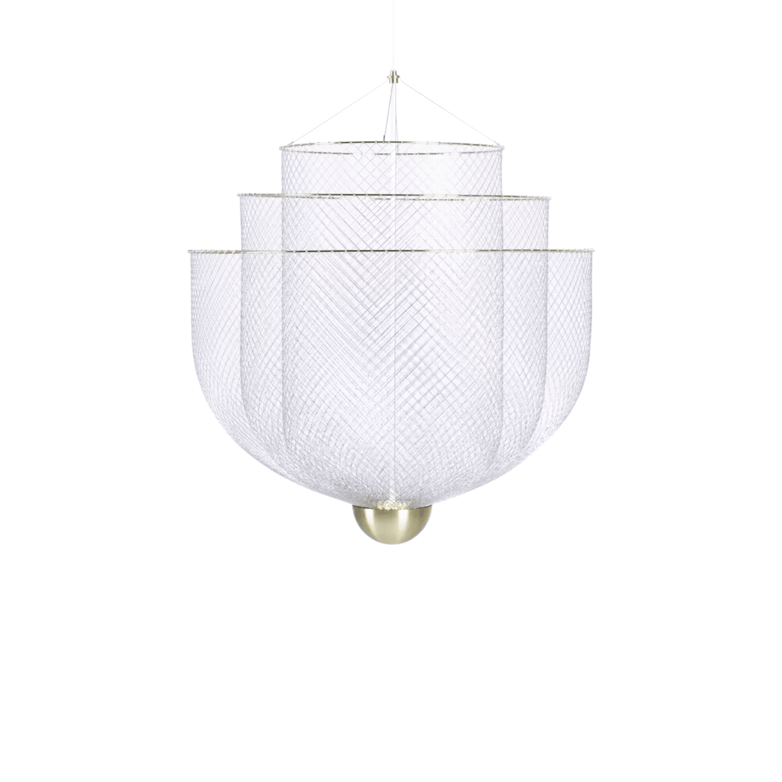 MESHMATICS chandelier brass Moooi 58 cm Eye on Design