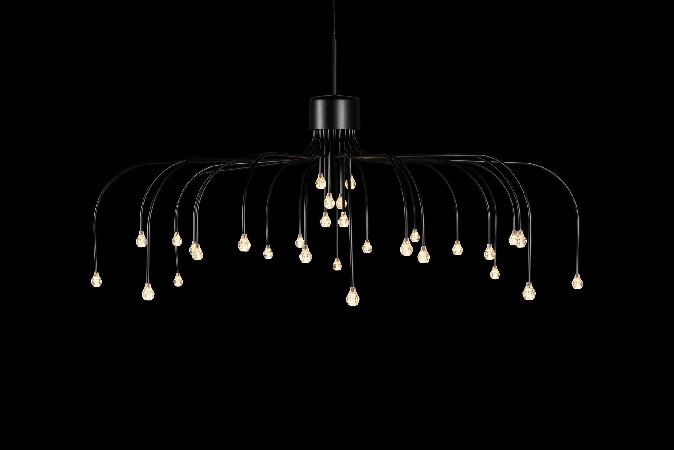 STARFALL LIGHT chandelier black Moooi Eye on Design