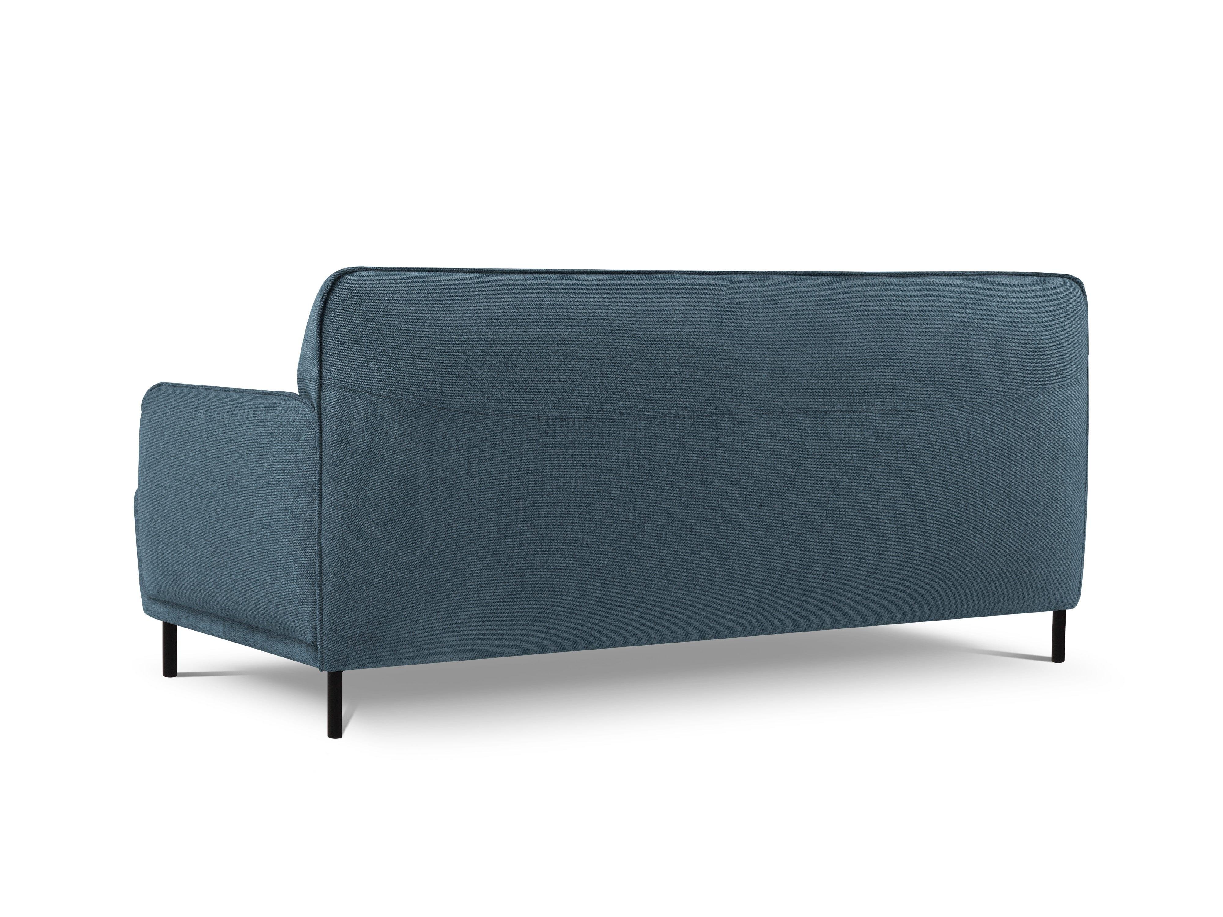 Sofa, "Neso", 2 Seats, 175x90x76
 ,Blue,Black Metal, Windsor & Co, Eye on Design