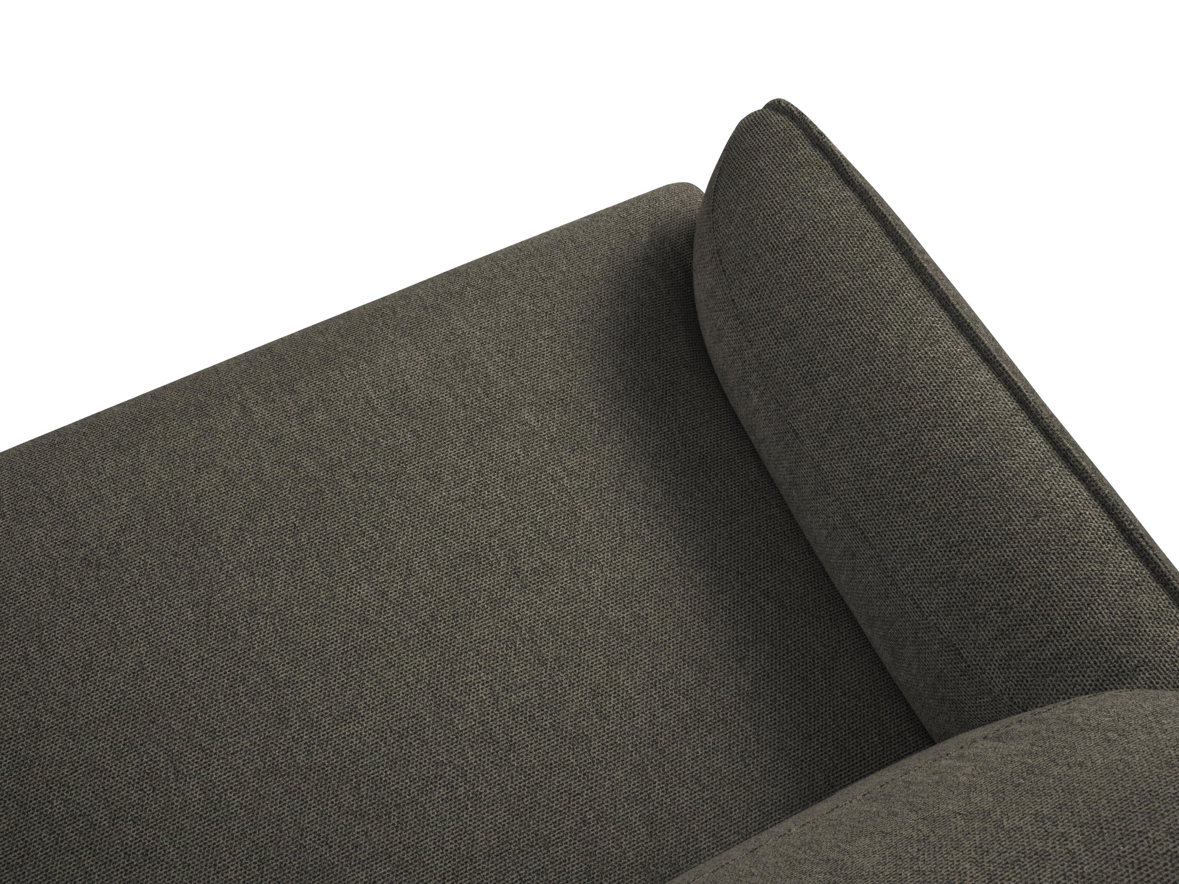 Sofa, "Neso", 2 Seats, 175x90x76
 ,Dark Grey,Black Metal, Windsor & Co, Eye on Design