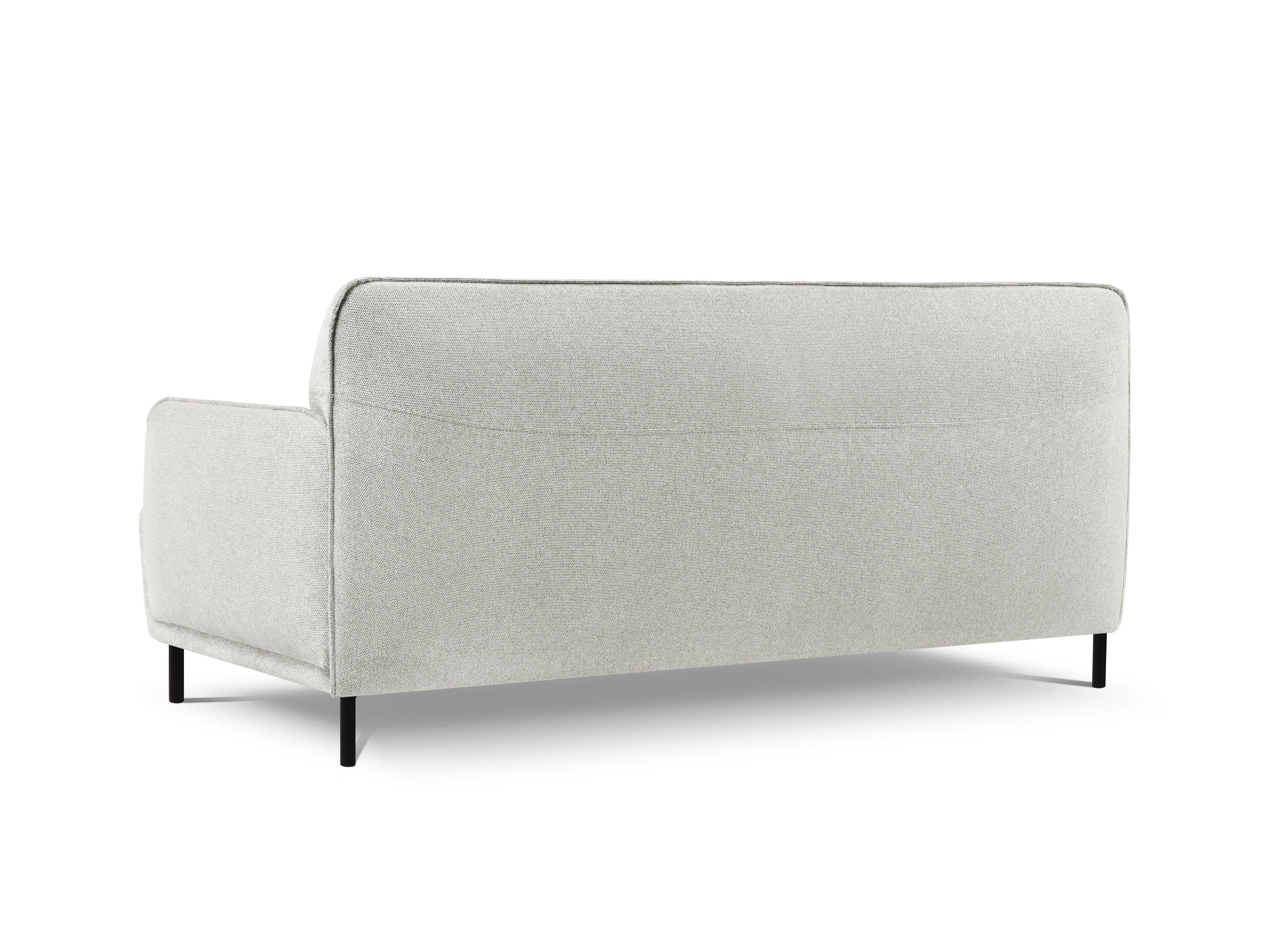 Sofa, "Neso", 2 Seats, 175x90x76
 ,Silver,Black Metal, Windsor & Co, Eye on Design