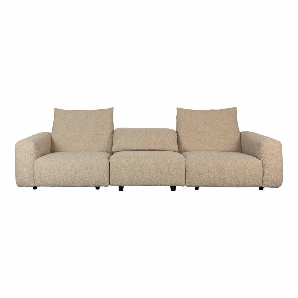 4-seater sofa WINGS caramel - Eye on Design