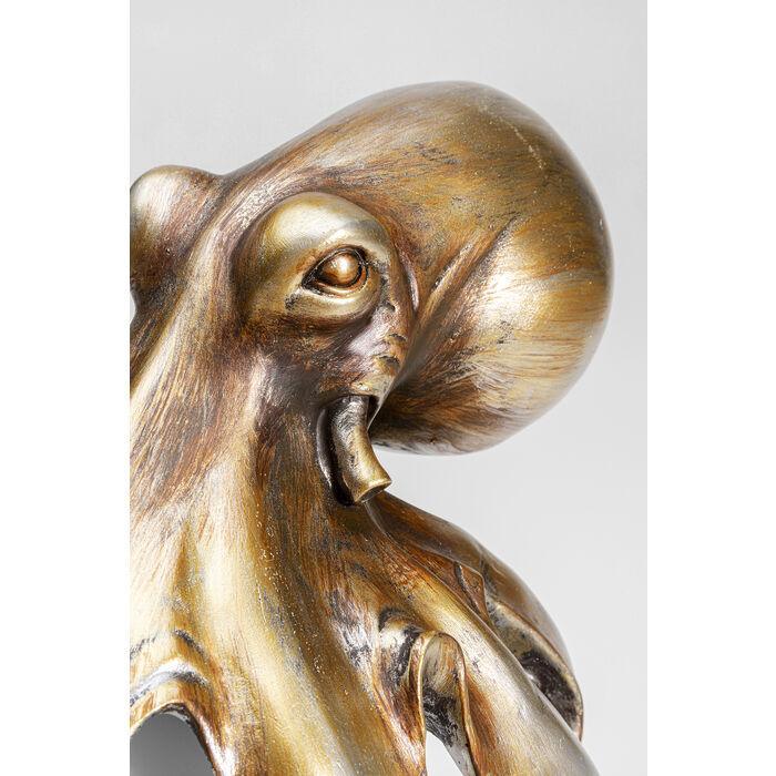 Lampa stołowa złota w kształcie ośmiornicy Kare Design    Eye on Design