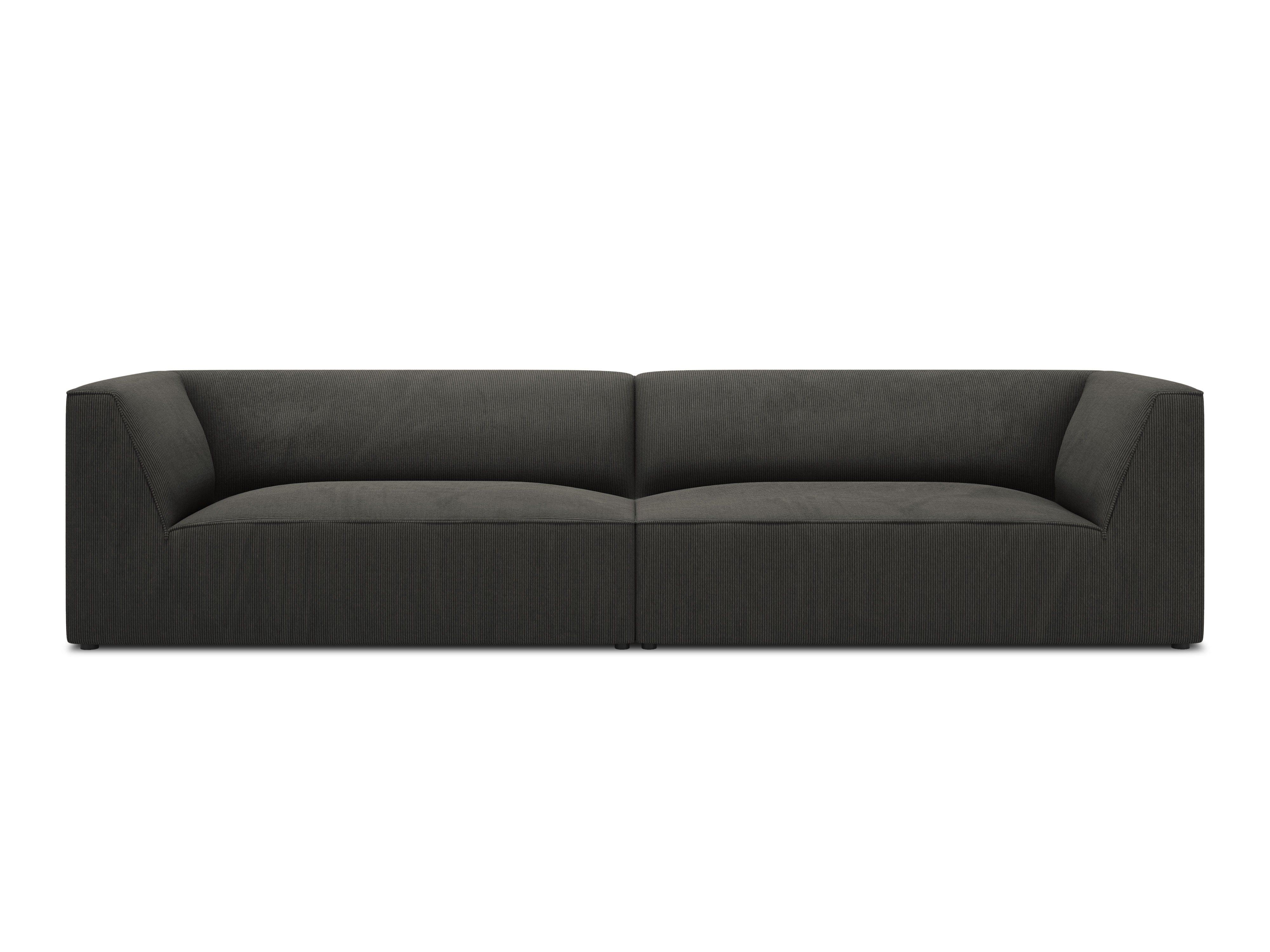 Sofa sztruksowa RUBY ciemnoszary Micadoni    Eye on Design