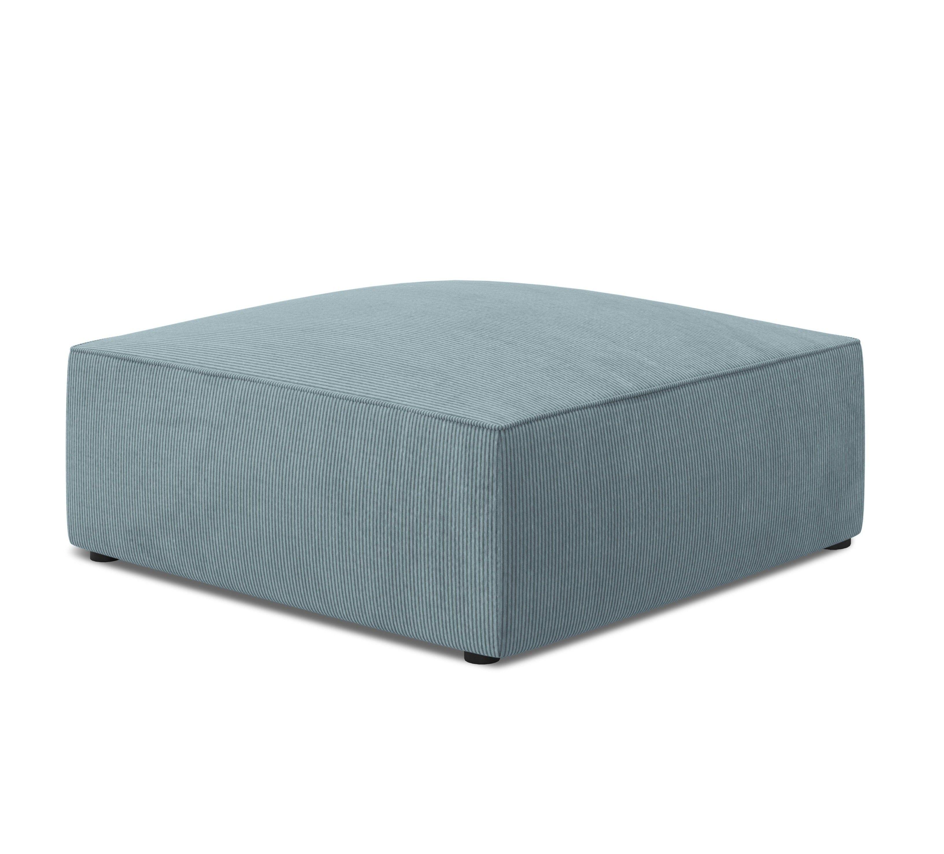 Puf sztruksowy RUBY jasnoniebieski Micadoni    Eye on Design