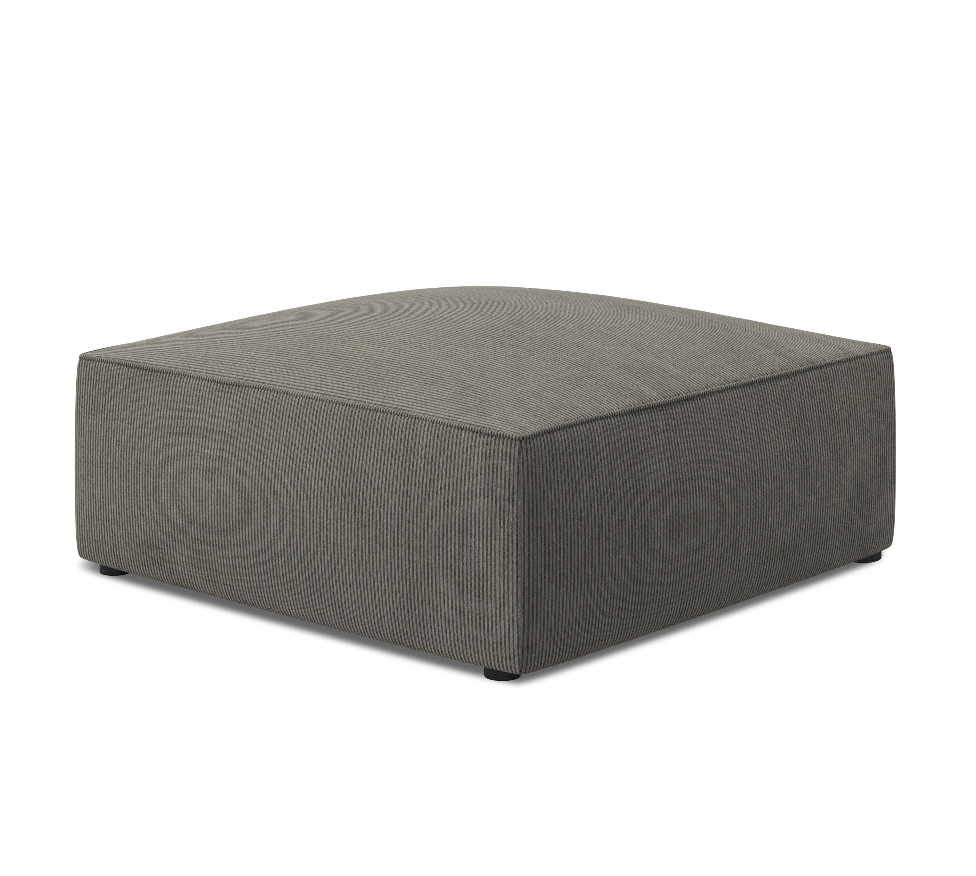 Puf sztruksowy RUBY jasnoszary Micadoni    Eye on Design